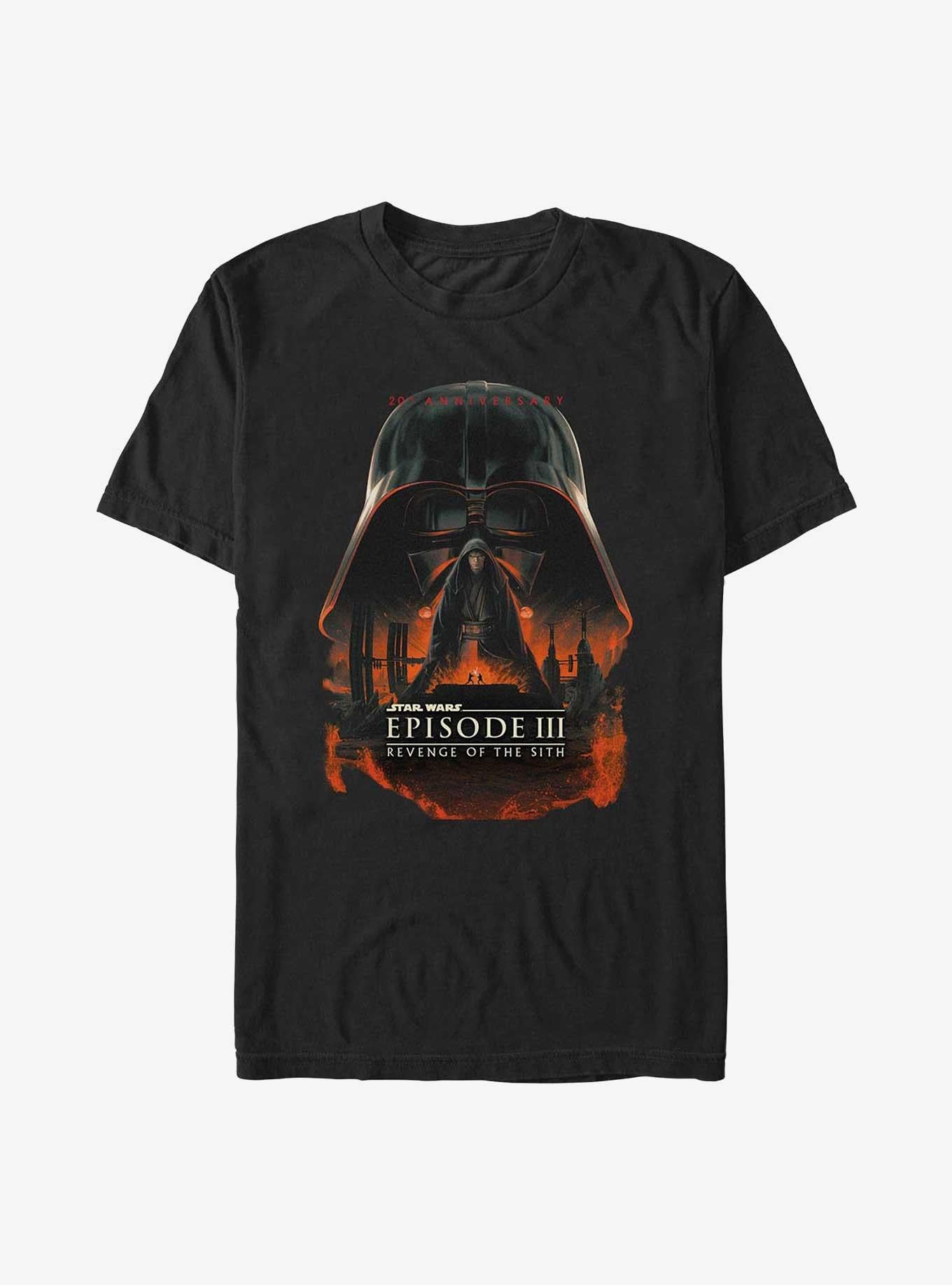 Star Wars Episode III Revenge Of The Sith 20th Anniversary Poster T-Shirt | Trending Graphic Tee For Fans