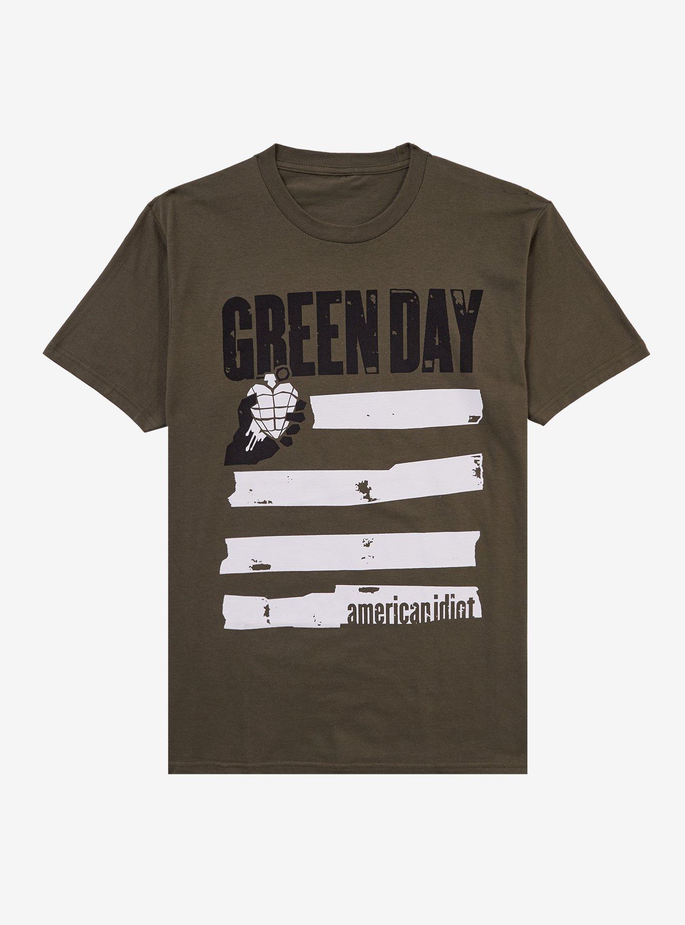 Green Day American Idiot Flag T-Shirt | Trending Graphic Tee For Fans