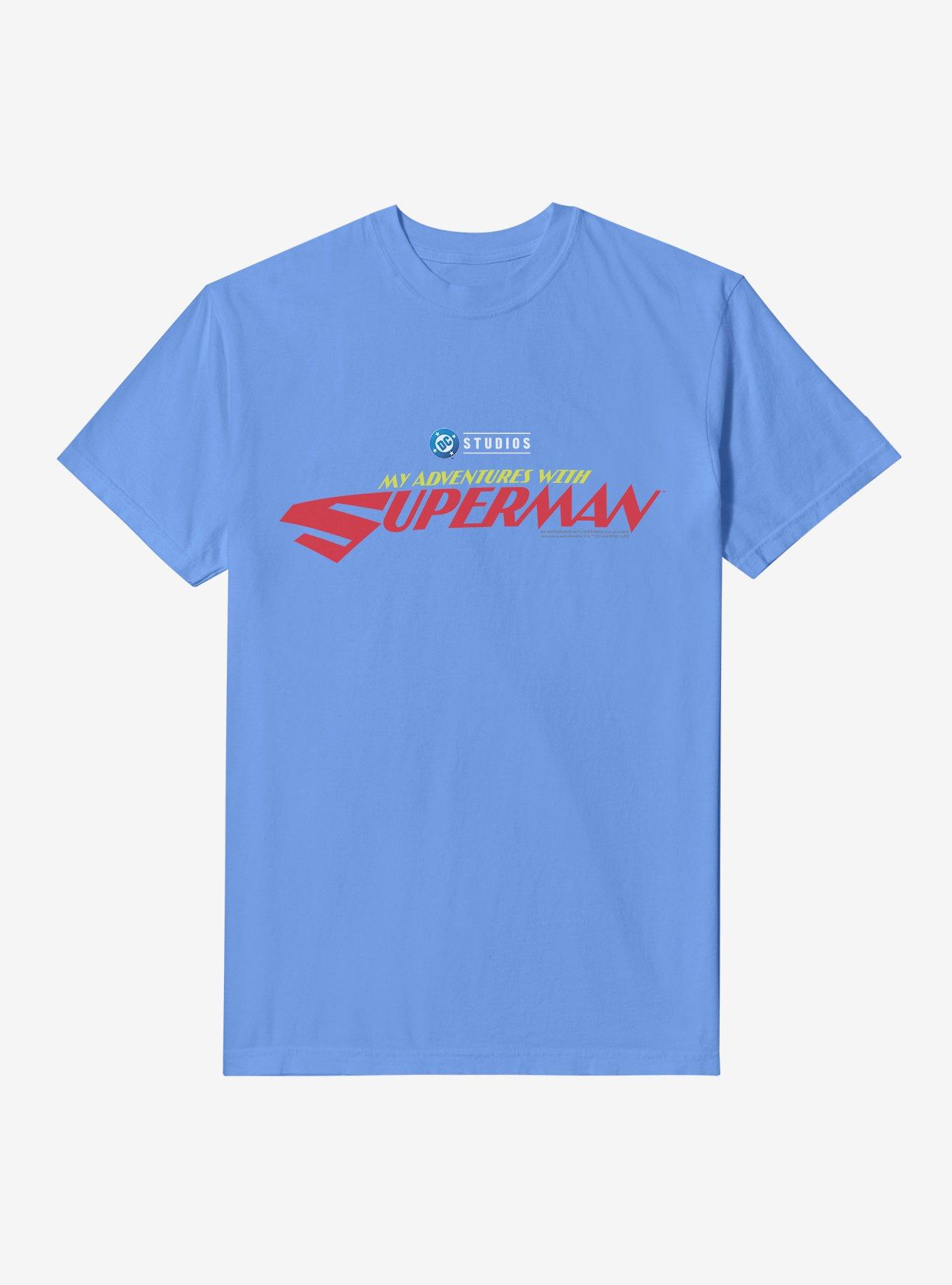 My Adventures With Superman Logo Garment Dye T-Shirt | Trending Graphic Tee For Fans