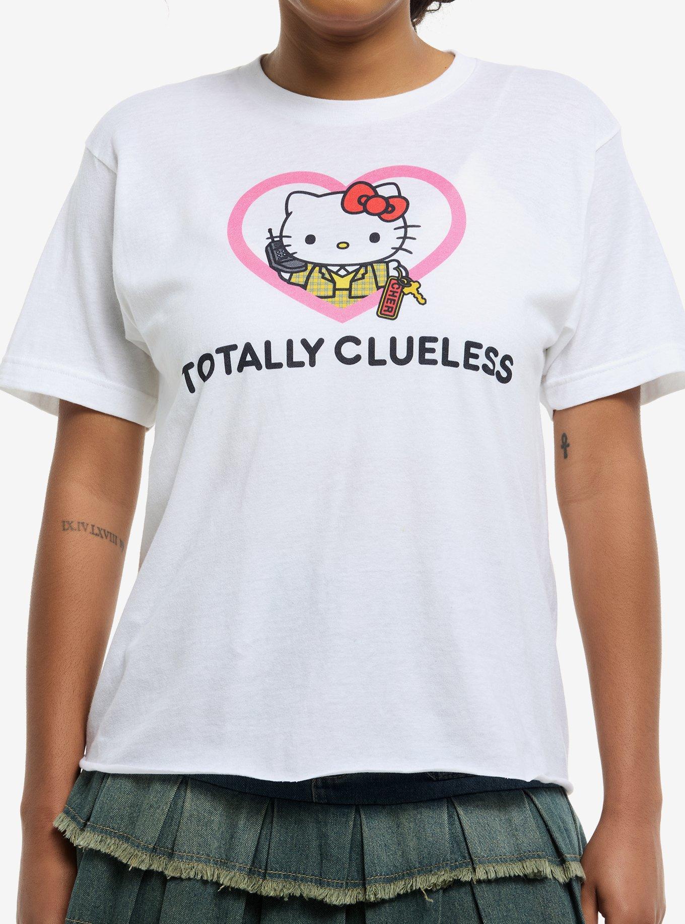 Hello Kitty X Clueless Totally Clueless Girls T-Shirt | Trending Graphic Tee For Fans