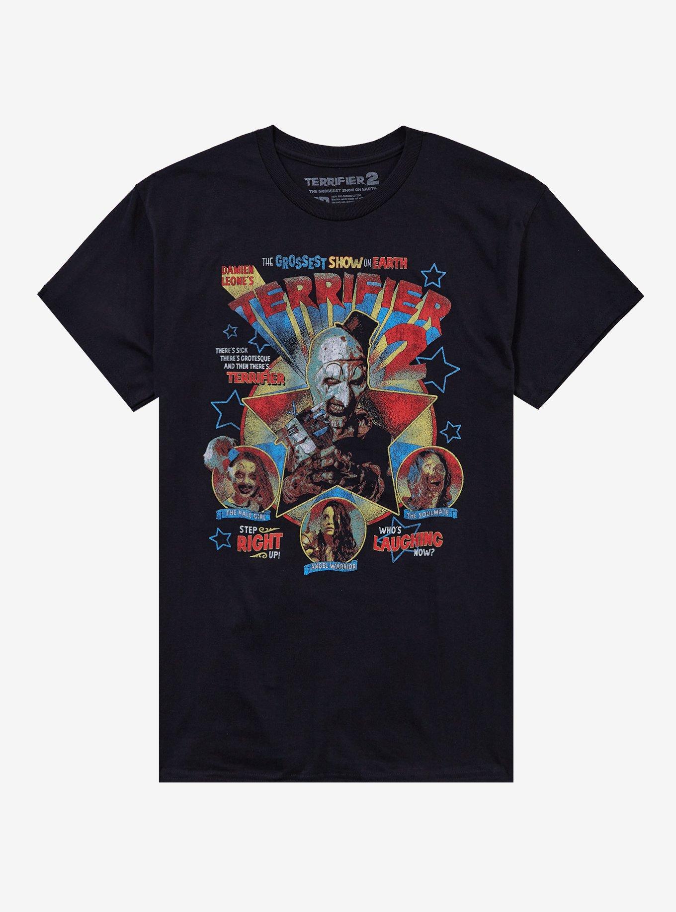 Fright Rags Terrifier 2 Grossest Show On Earth T-Shirt | Trending Graphic Tee For Fans