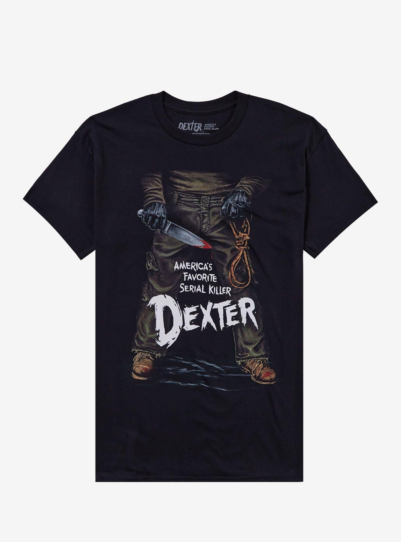 Dexter America's Favorite Serial Killer By Fright Rags T-Shirt | Trending Graphic Tee For Fans
