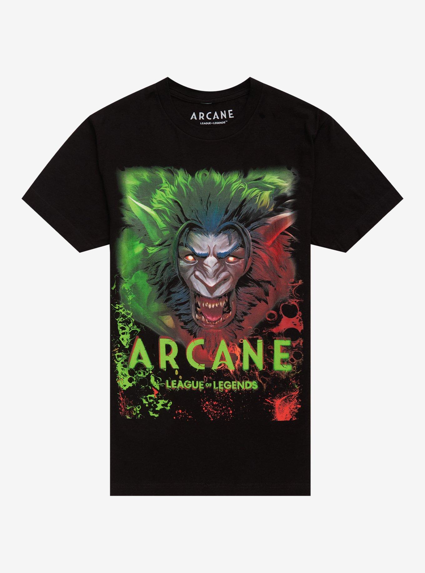Arcane Vander Split Color T-Shirt | Trending Graphic Tee For Fans