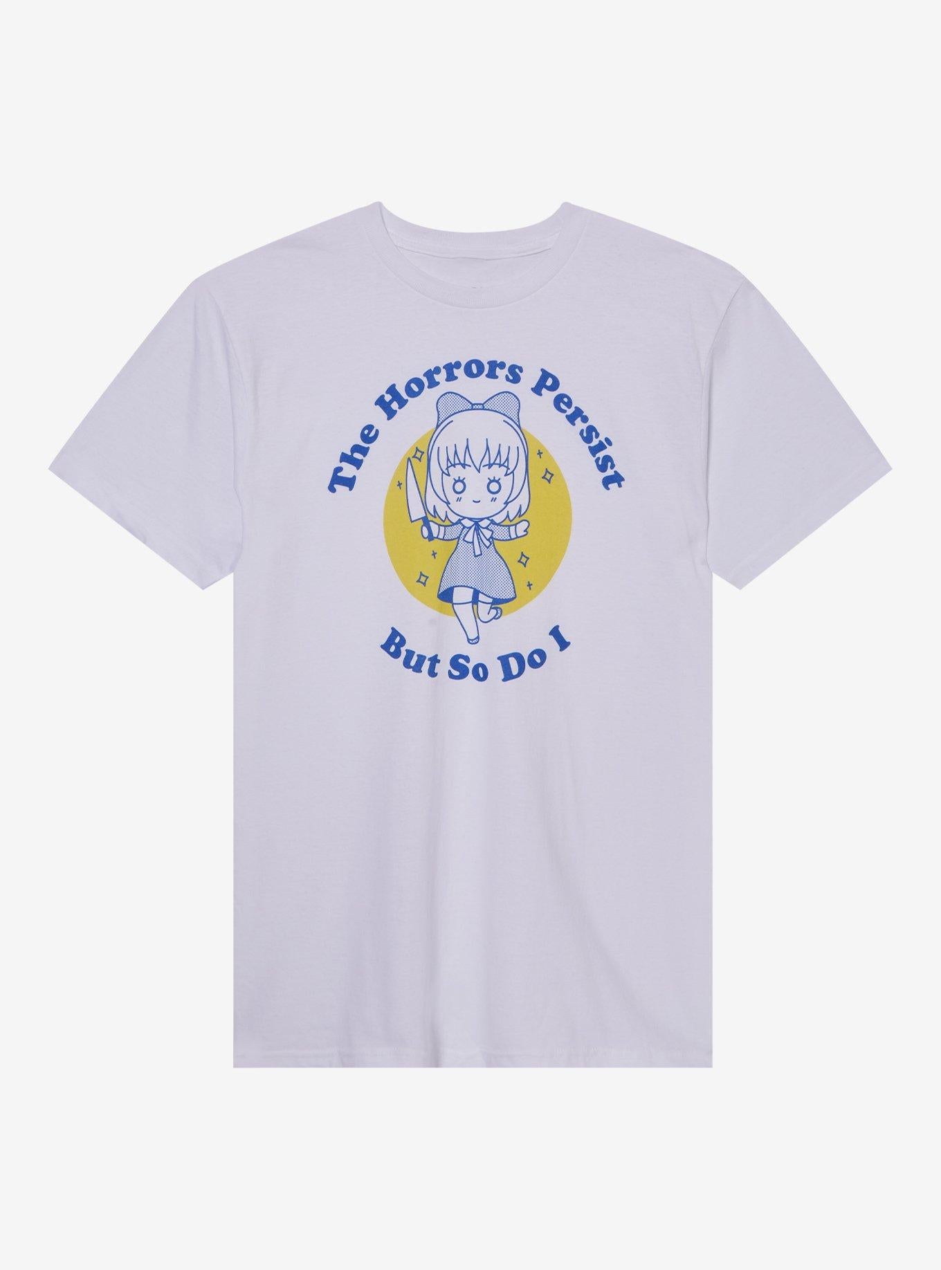 Horrors Persist Cartoon T-Shirt | Trending Graphic Tee For Fans