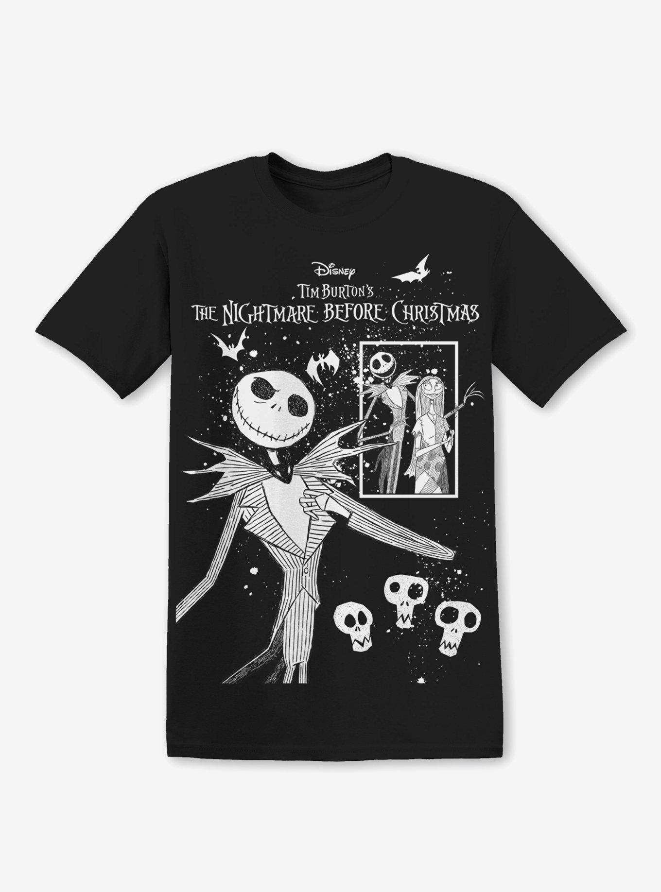 The Nightmare Before Christmas Jack & Sally Girls T-Shirt | Trending Graphic Tee For Fans