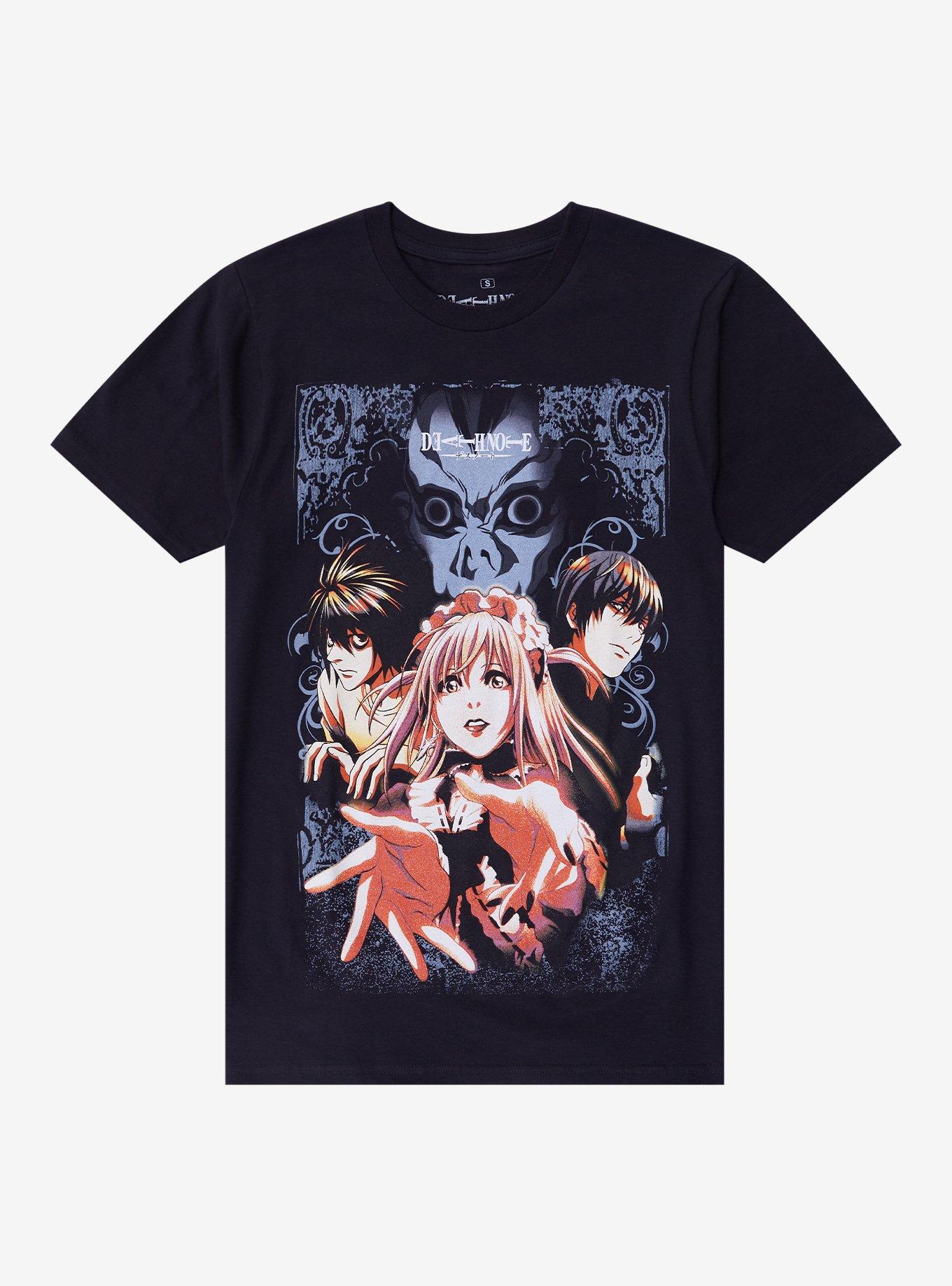Death Note Manga Group Portrait T-Shirt | Trending Graphic Tee For Fans