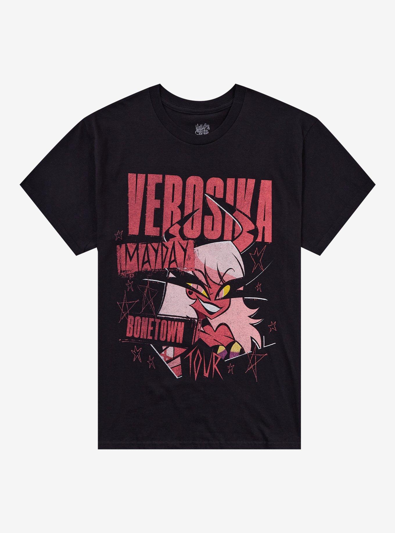 Helluva Boss Verosika Tour Double-Sided T-Shirt | Trending Graphic Tee For Fans