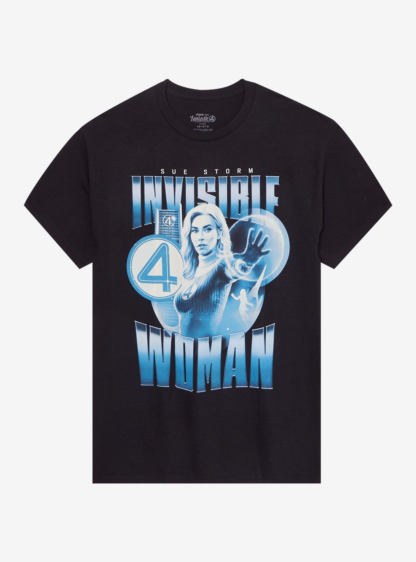 Marvel The Fantastic 4 First Steps Invisible Woman T-Shirt | Trending Graphic Tee For Fans