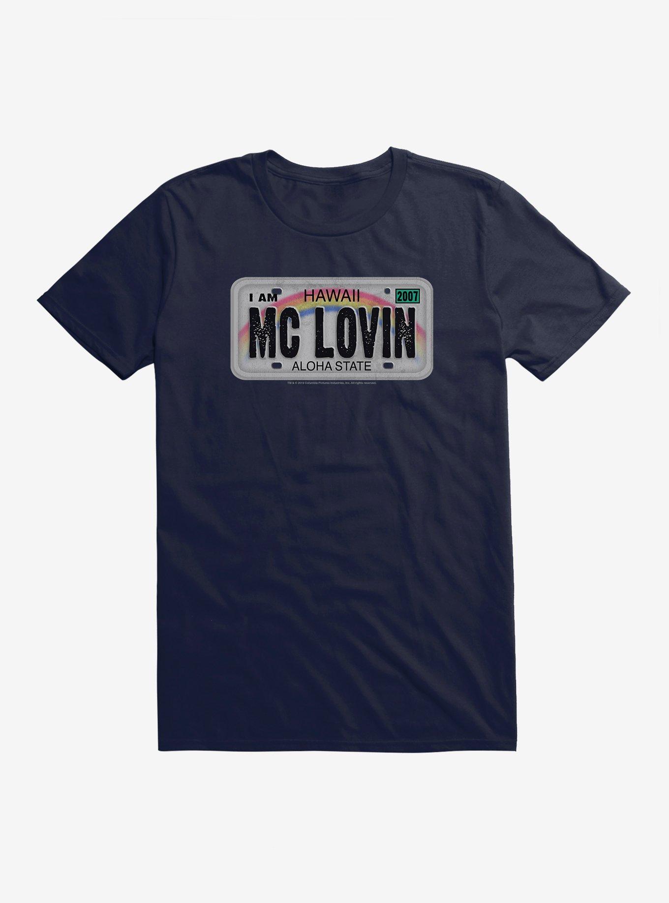 Superbad McLovin License Plate T-Shirt | Trending Graphic Tee For Fans