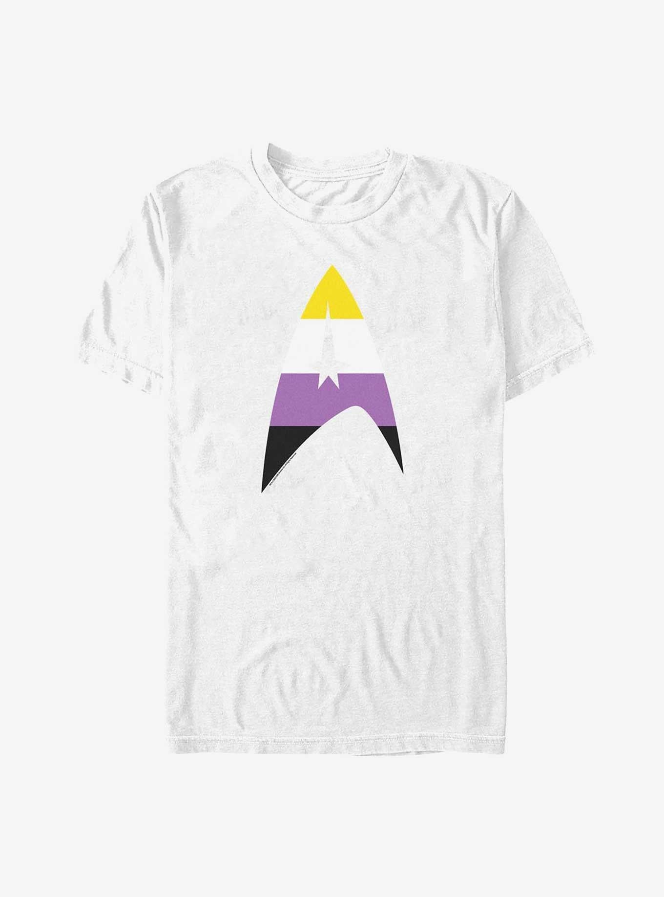 Star Trek Nonbinary Flag Logo T-Shirt | Trending Graphic Tee For Fans