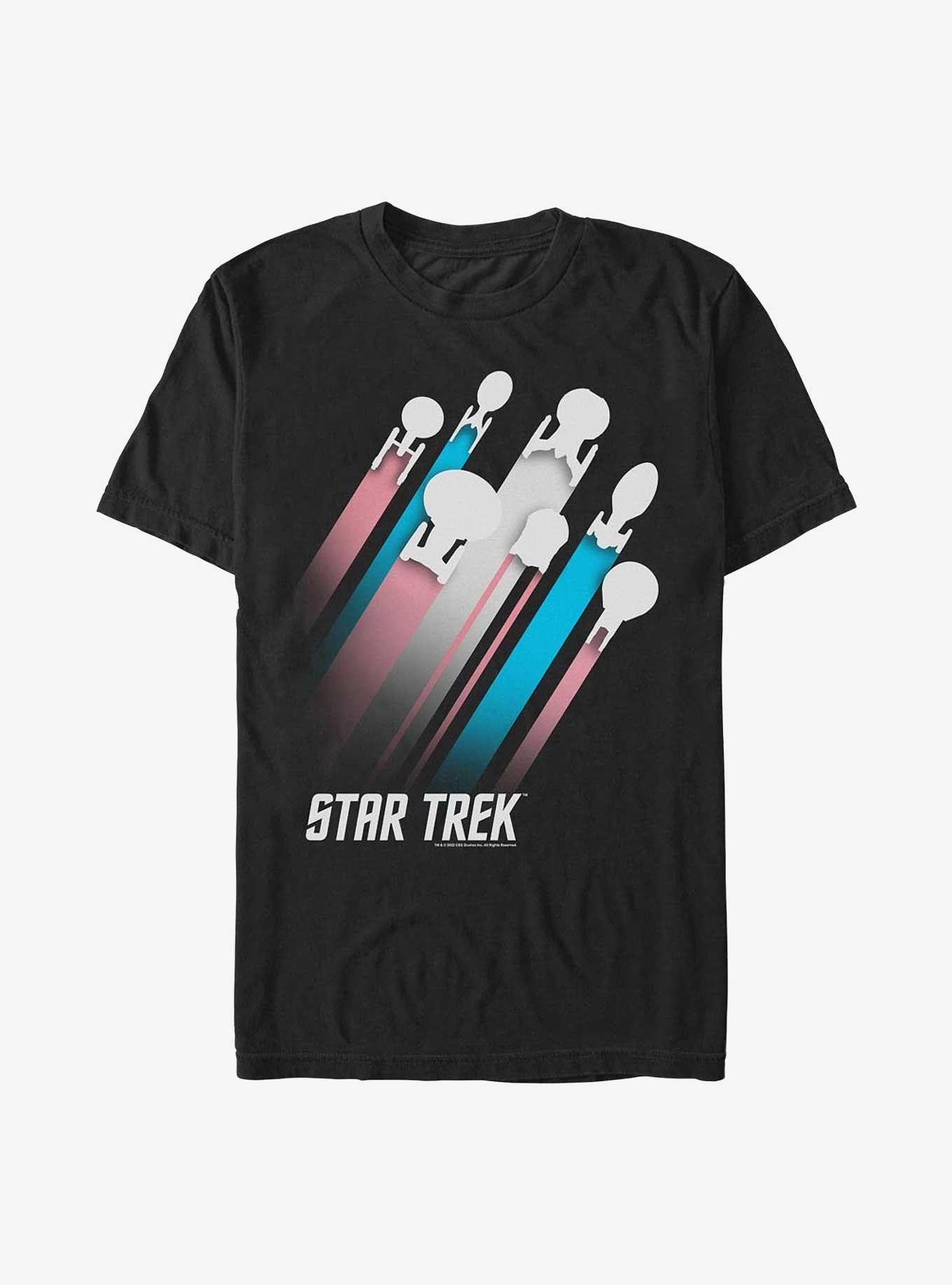 Star Trek Trans Pride Fleet Stripes T-Shirt | Trending Graphic Tee For Fans
