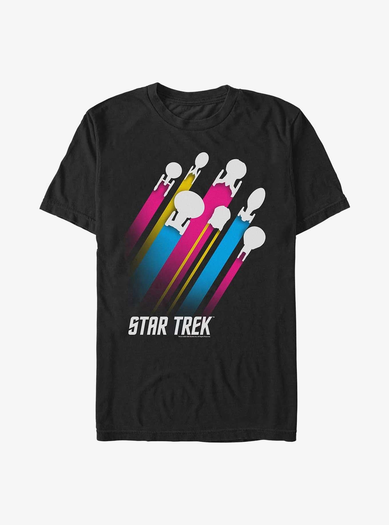 Star Trek Pan Pride Fleet Stripes T-Shirt | Trending Graphic Tee For Fans