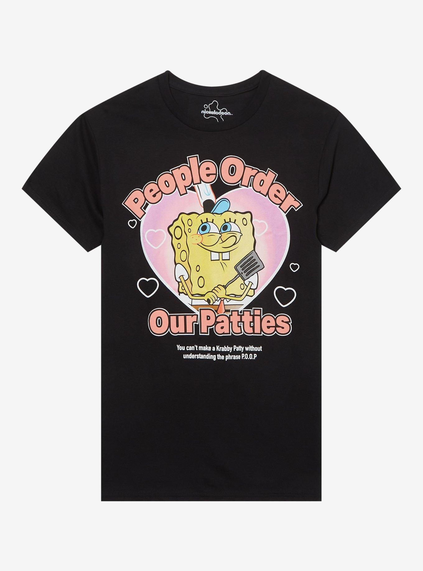 SpongeBob SquarePants P.O.O.P Girls T-Shirt | Trending Graphic Tee For Fans