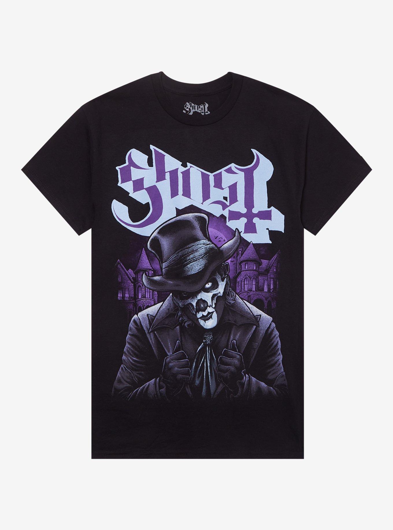 Ghost Papa V Perpetua Top Hat T-Shirt | Trending Graphic Tee For Fans