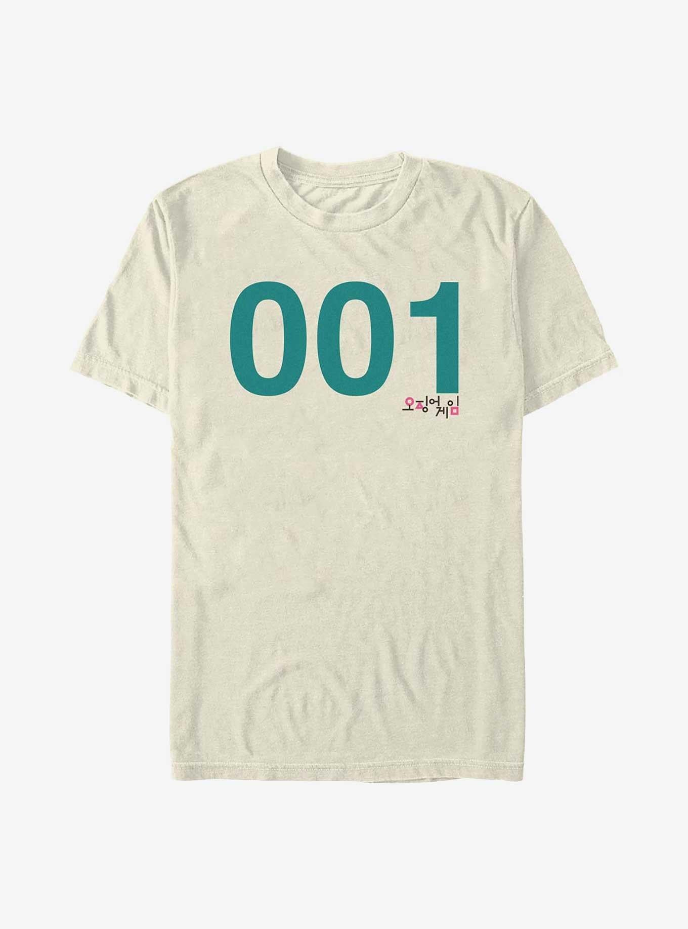 Squid Game Costume 001 Garment Dye T-Shirt | Trending Graphic Tee For Fans