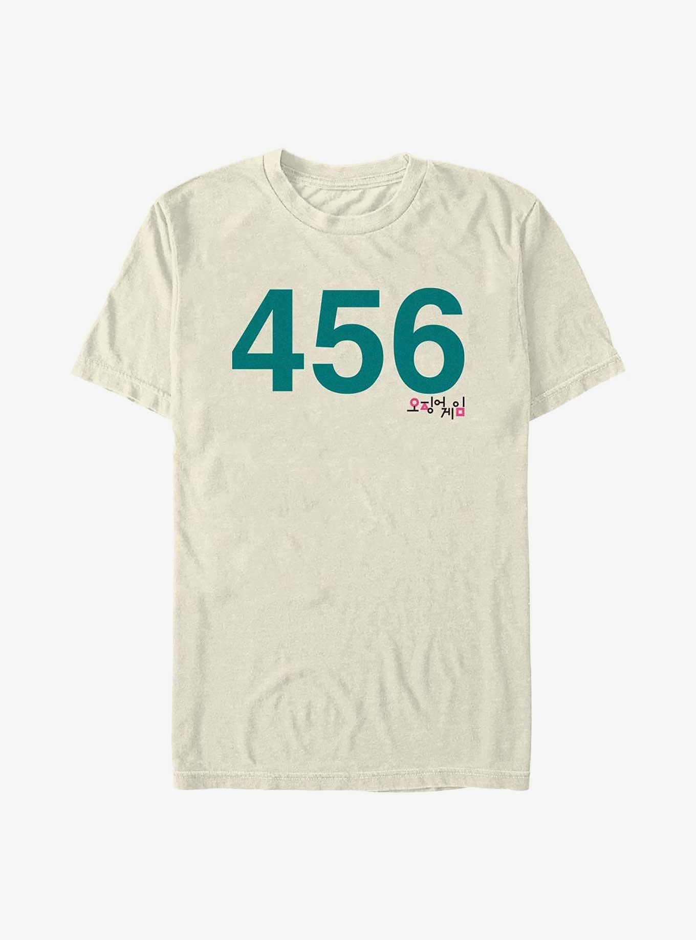 Squid Game Costume 456 Garment Dye T-Shirt | Trending Graphic Tee For Fans