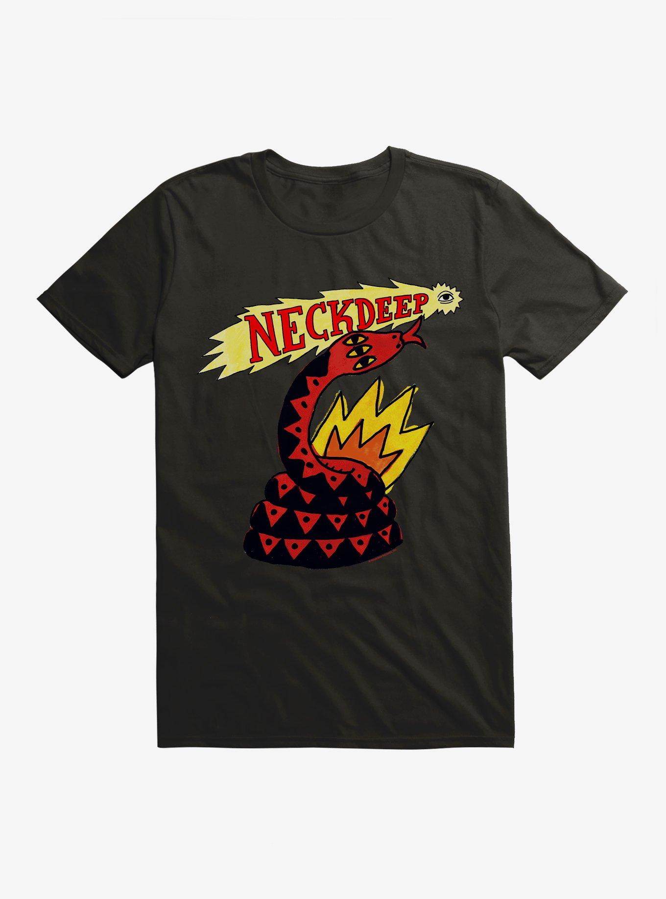Neck Deep Serpents T-Shirt | Trending Graphic Tee For Fans
