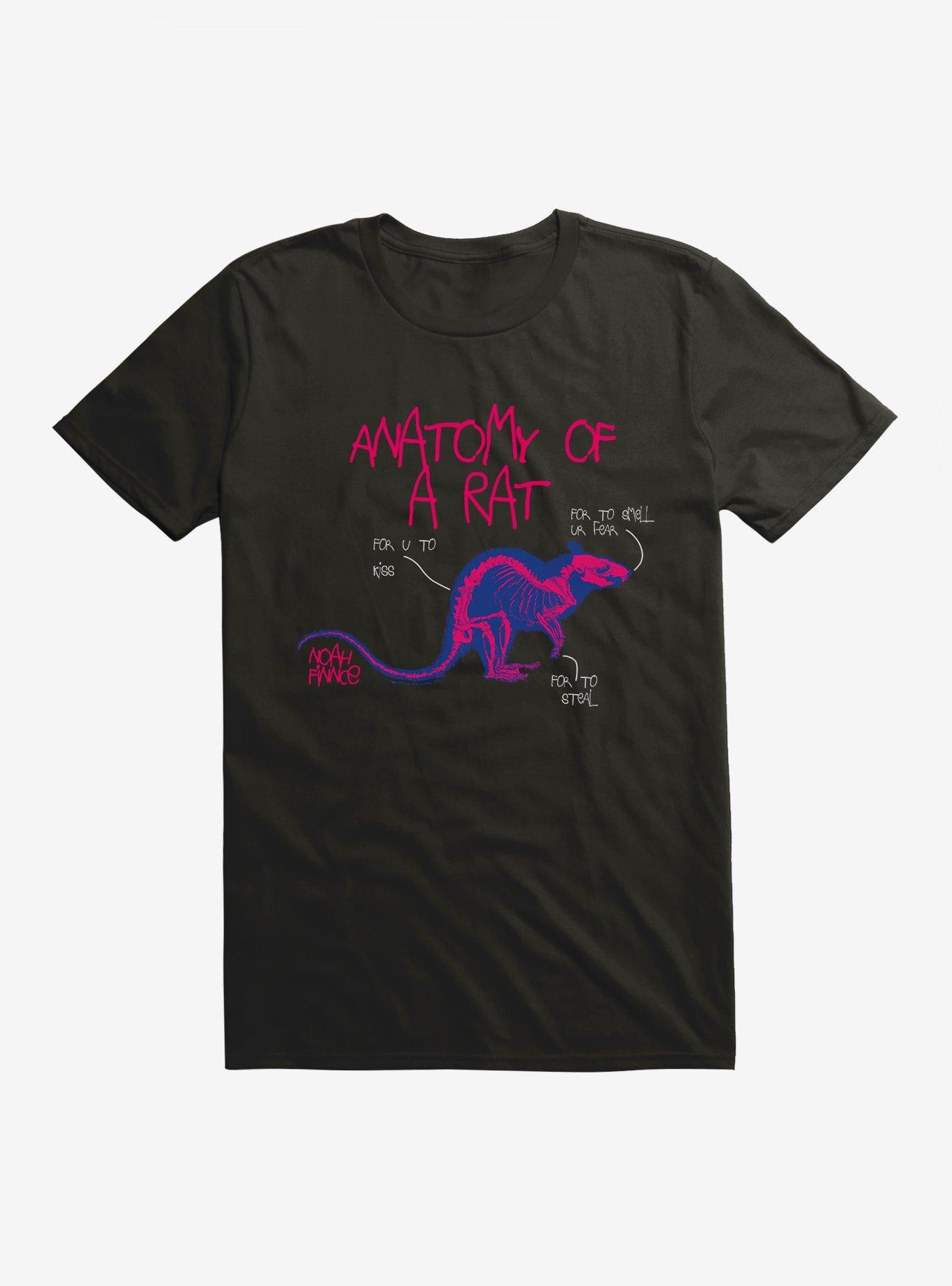 NOAHFINNCE Rat Anatomy T-Shirt | Trending Graphic Tee For Fans