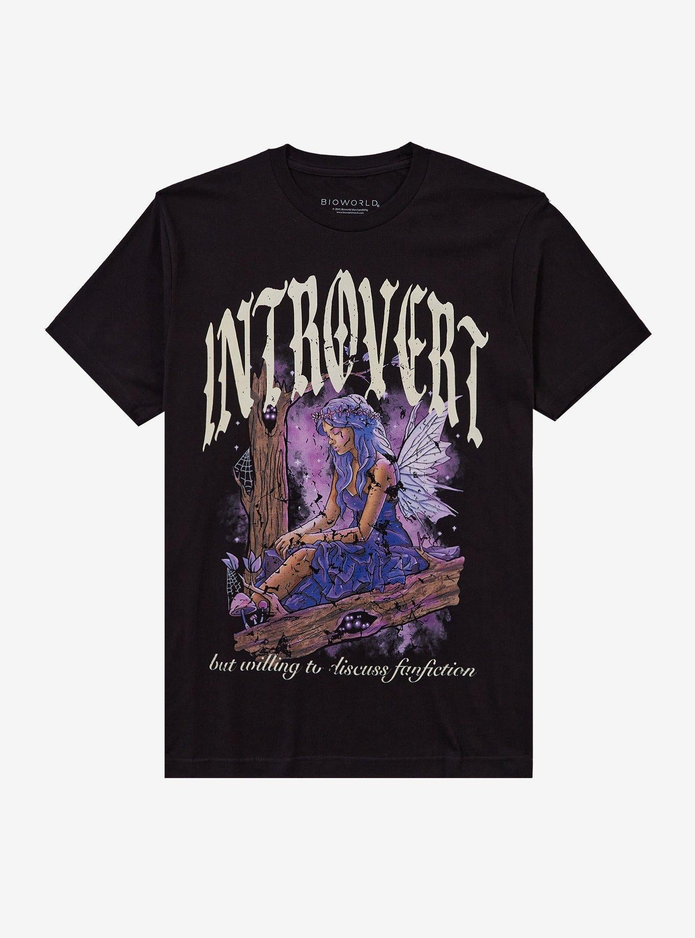 Introvert Fairy Fanfiction T-Shirt | Trending Graphic Tee For Fans