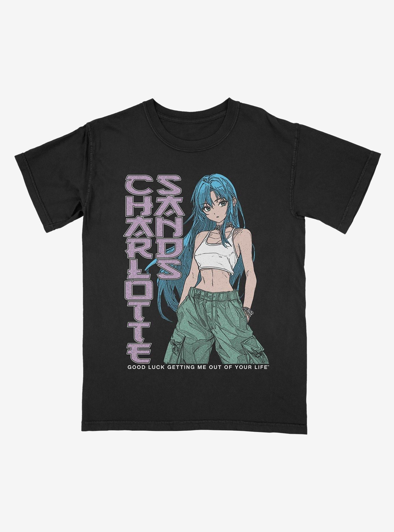 Charlotte Sands Good Luck Anime Hot Topic Exclusive T-Shirt | Trending Graphic Tee For Fans
