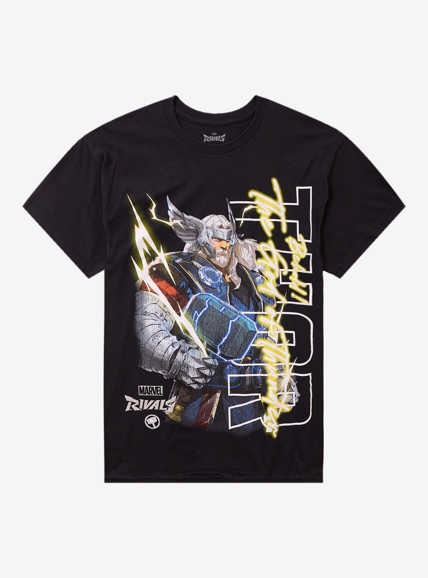 Marvel Rivals Thor Lightning T-Shirt | Trending Graphic Tee For Fans