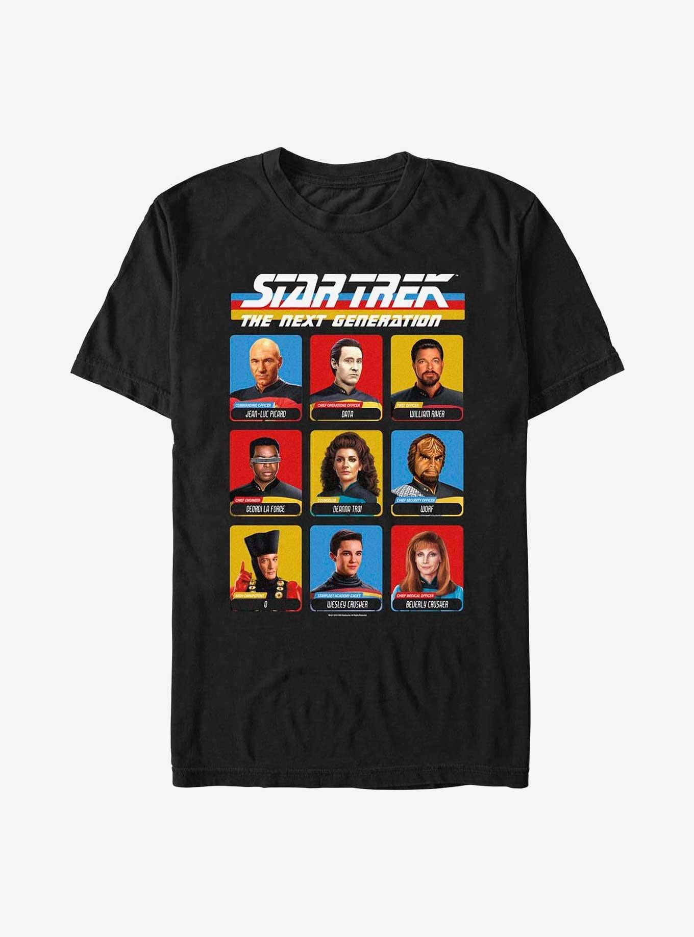 Star Trek Next Gen Cast T-Shirt | Trending Graphic Tee For Fans