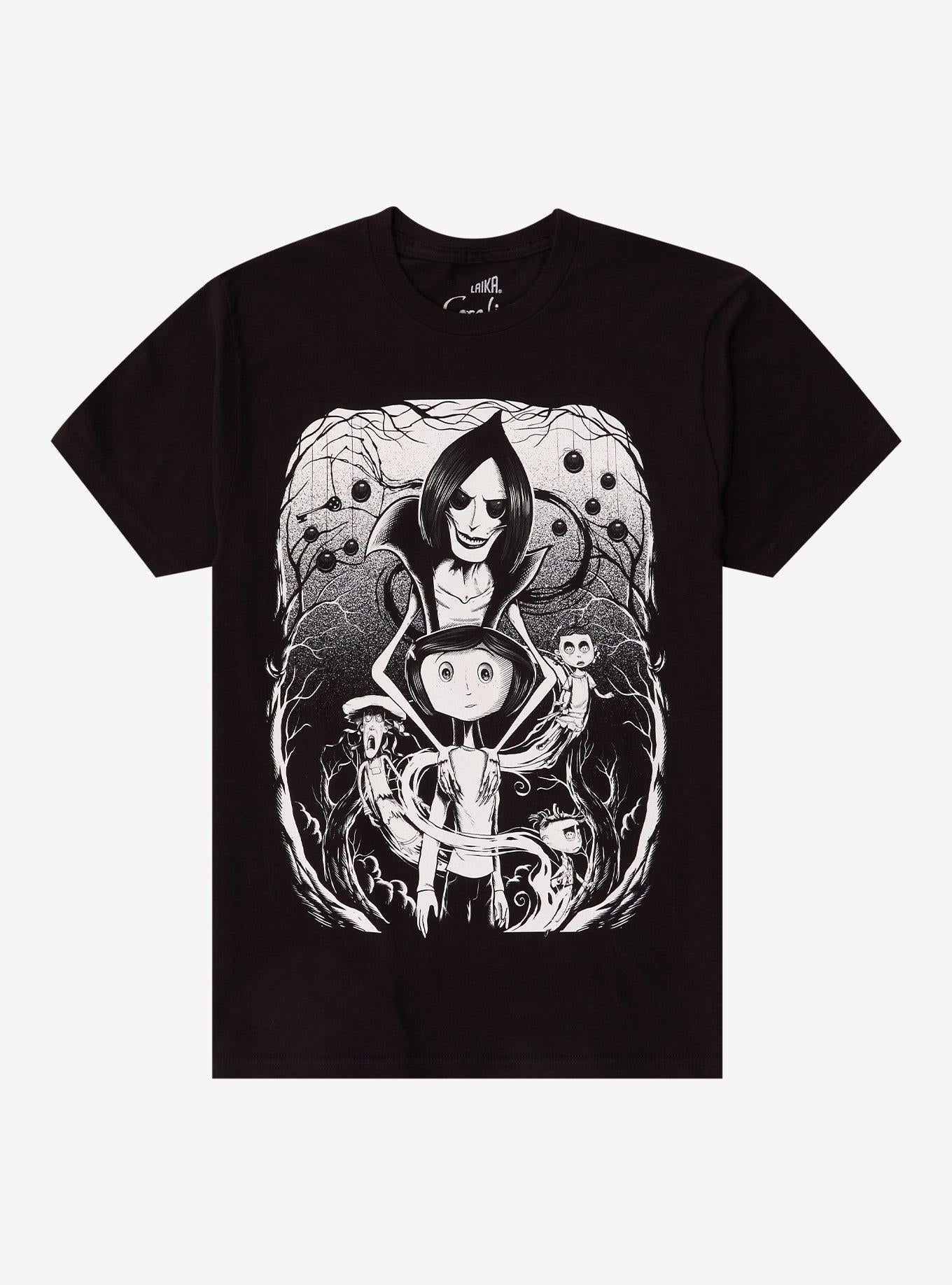Coraline Beldam Black & White T-Shirt | Trending Graphic Tee For Fans
