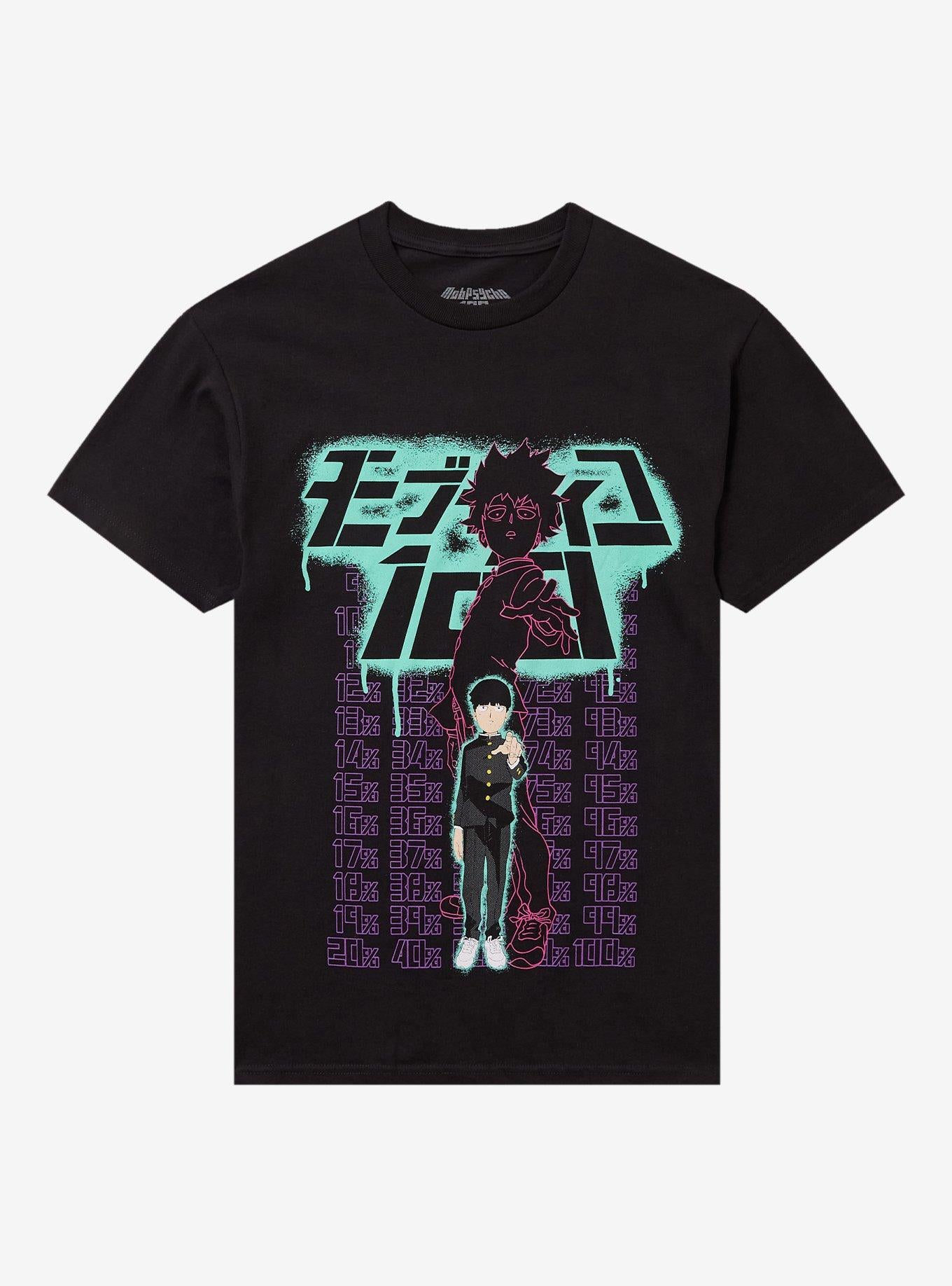 Ghost X Ghost Mob Psycho 100 T-Shirt | Trending Graphic Tee For Fans