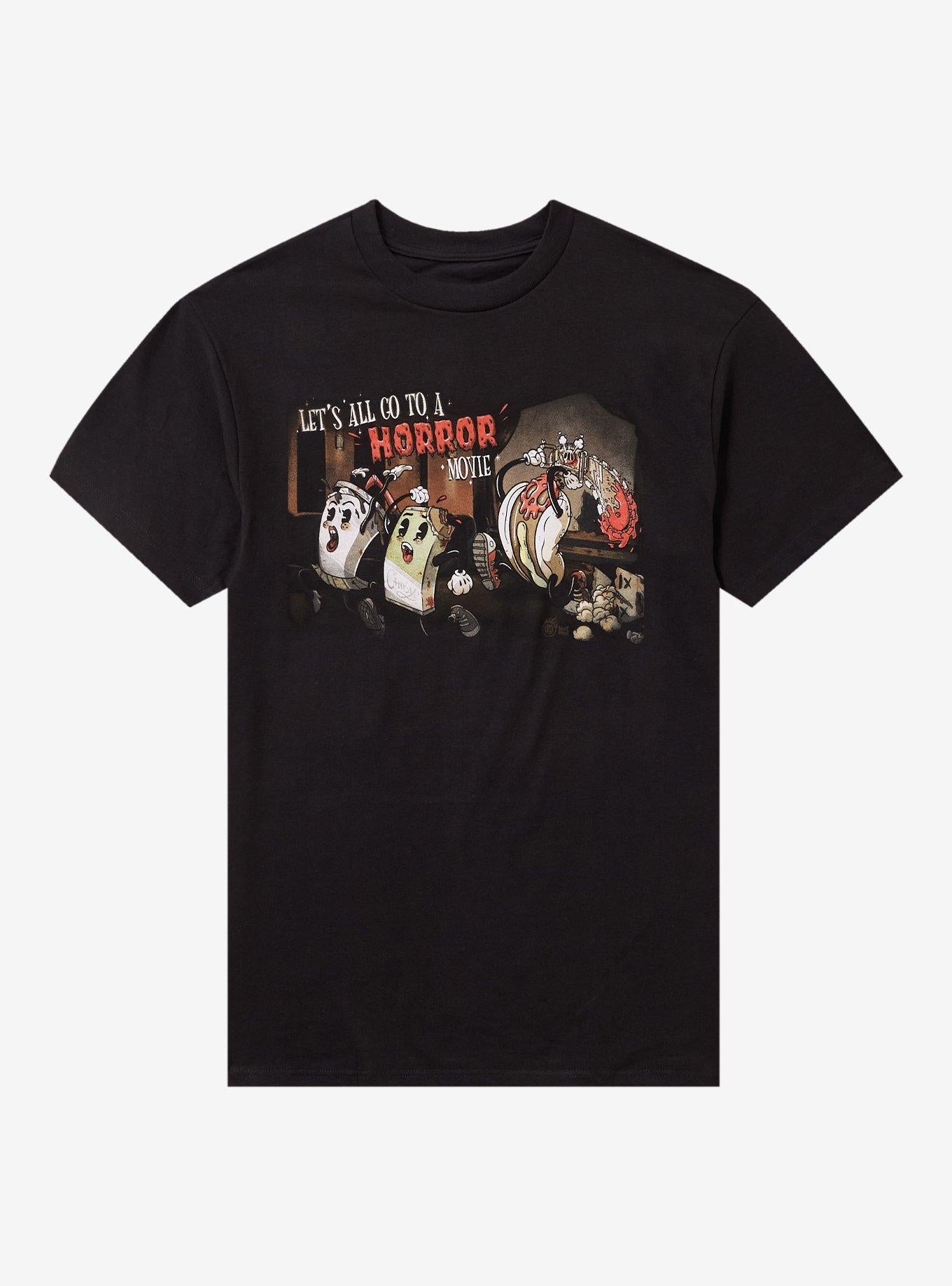 Spicy Donut Horror Movie Time T-Shirt | Trending Graphic Tee For Fans