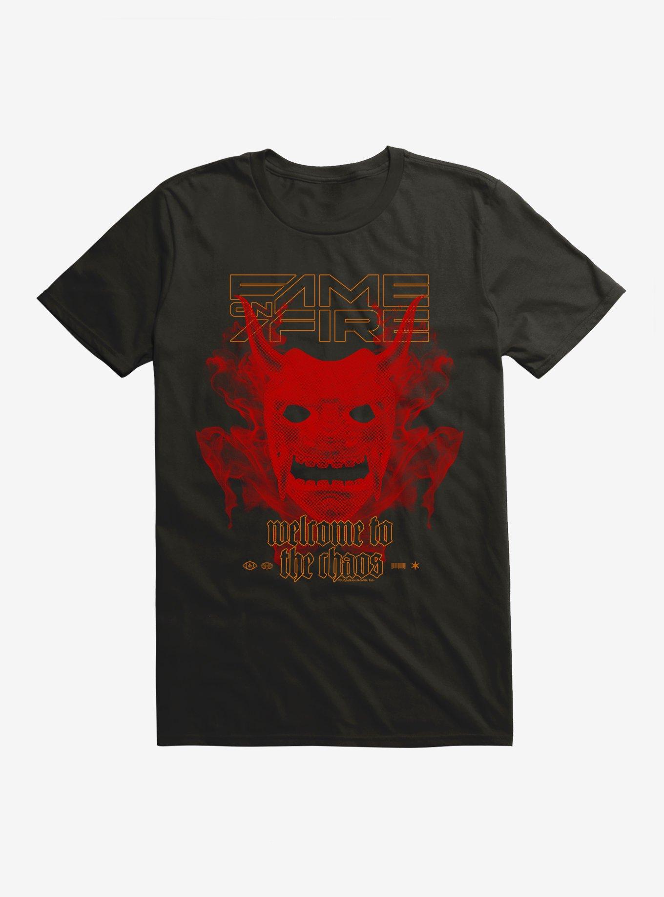 Fame On Fire Welcome To The Chaos Demon T-Shirt | Trending Graphic Tee For Fans