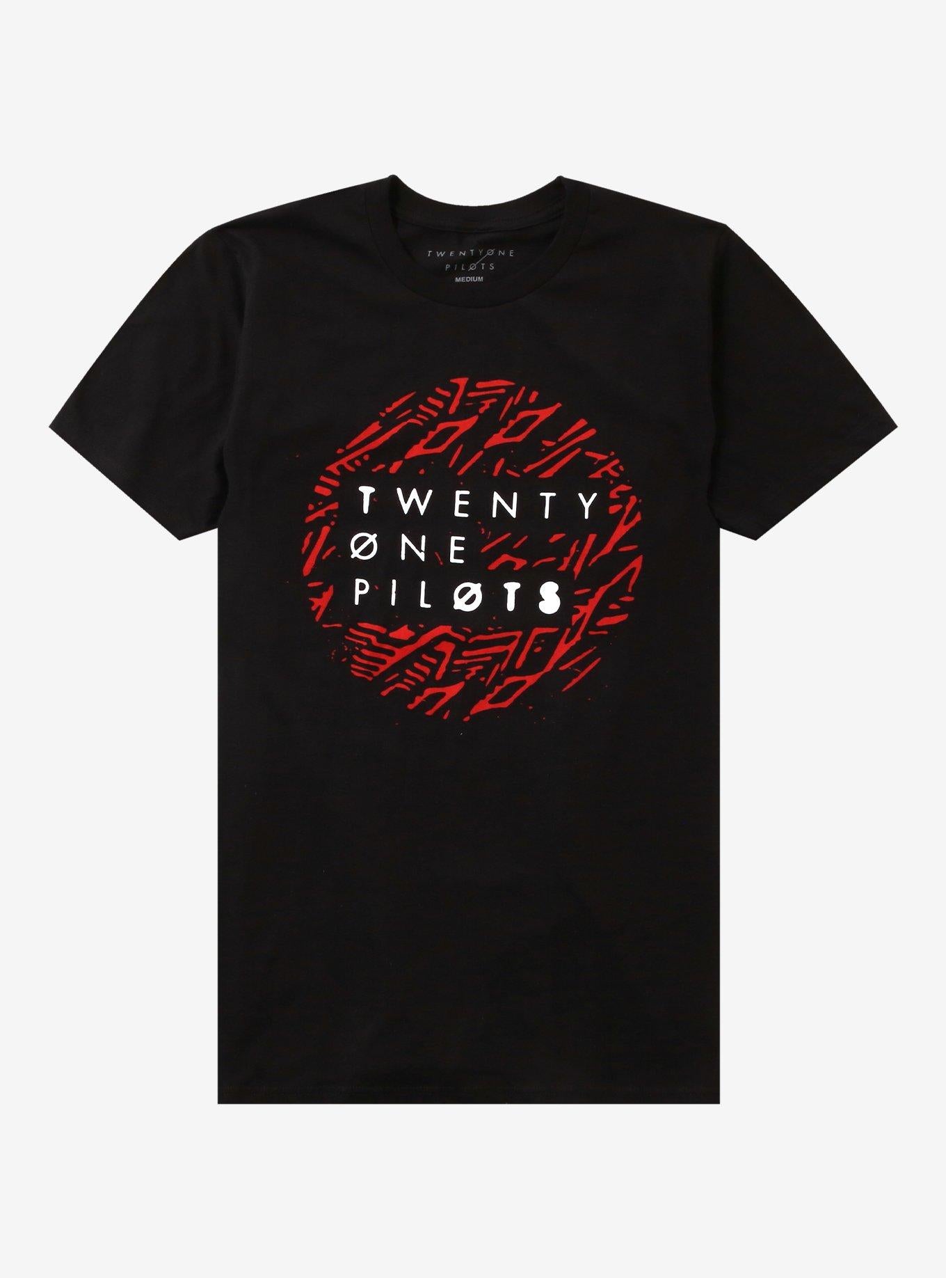 Twenty One Pilots Red Circle T-Shirt | Trending Graphic Tee For Fans