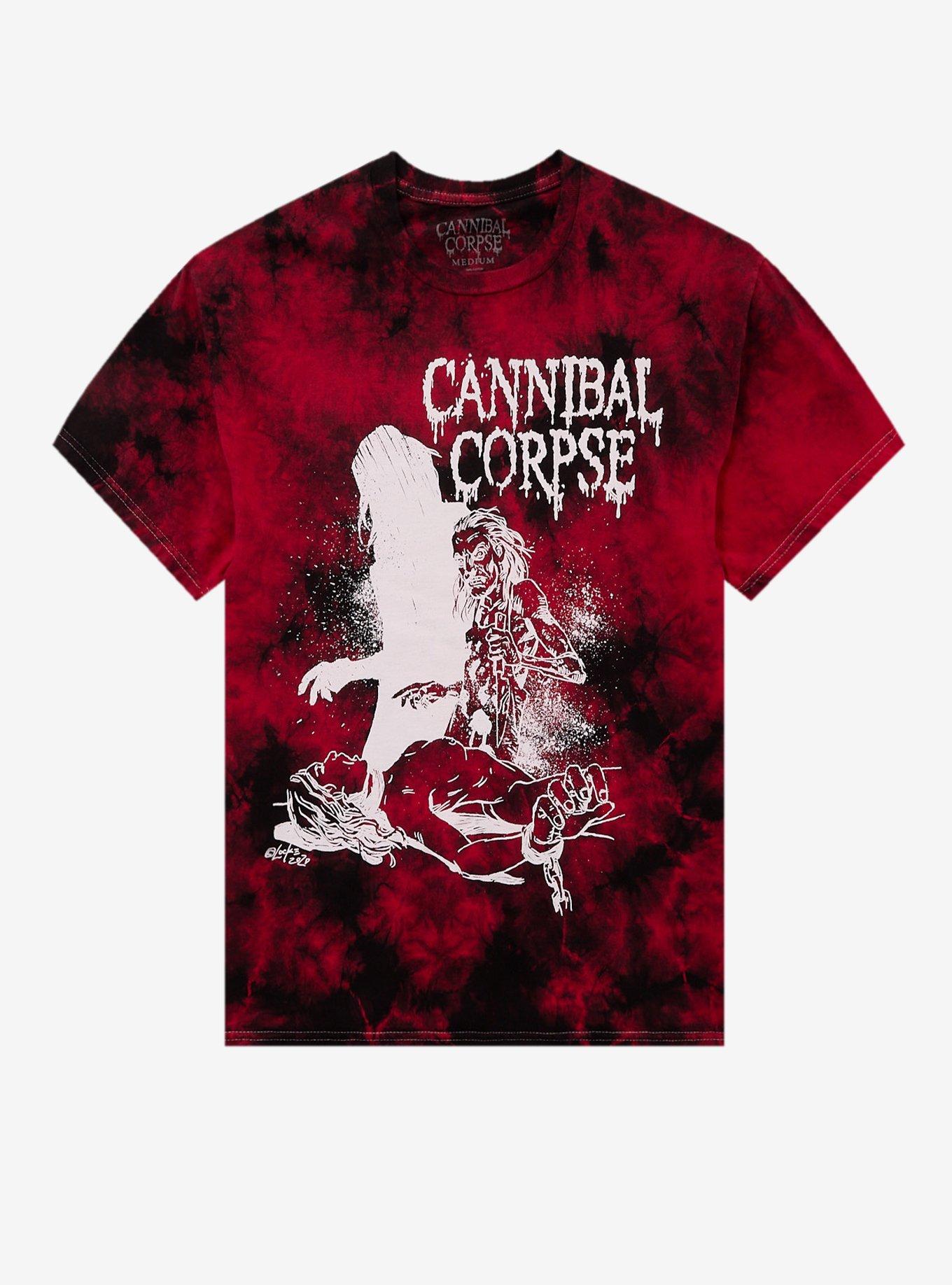 Cannibal Corpse Zombie Red Tie-Dye T-Shirt | Trending Graphic Tee For Fans