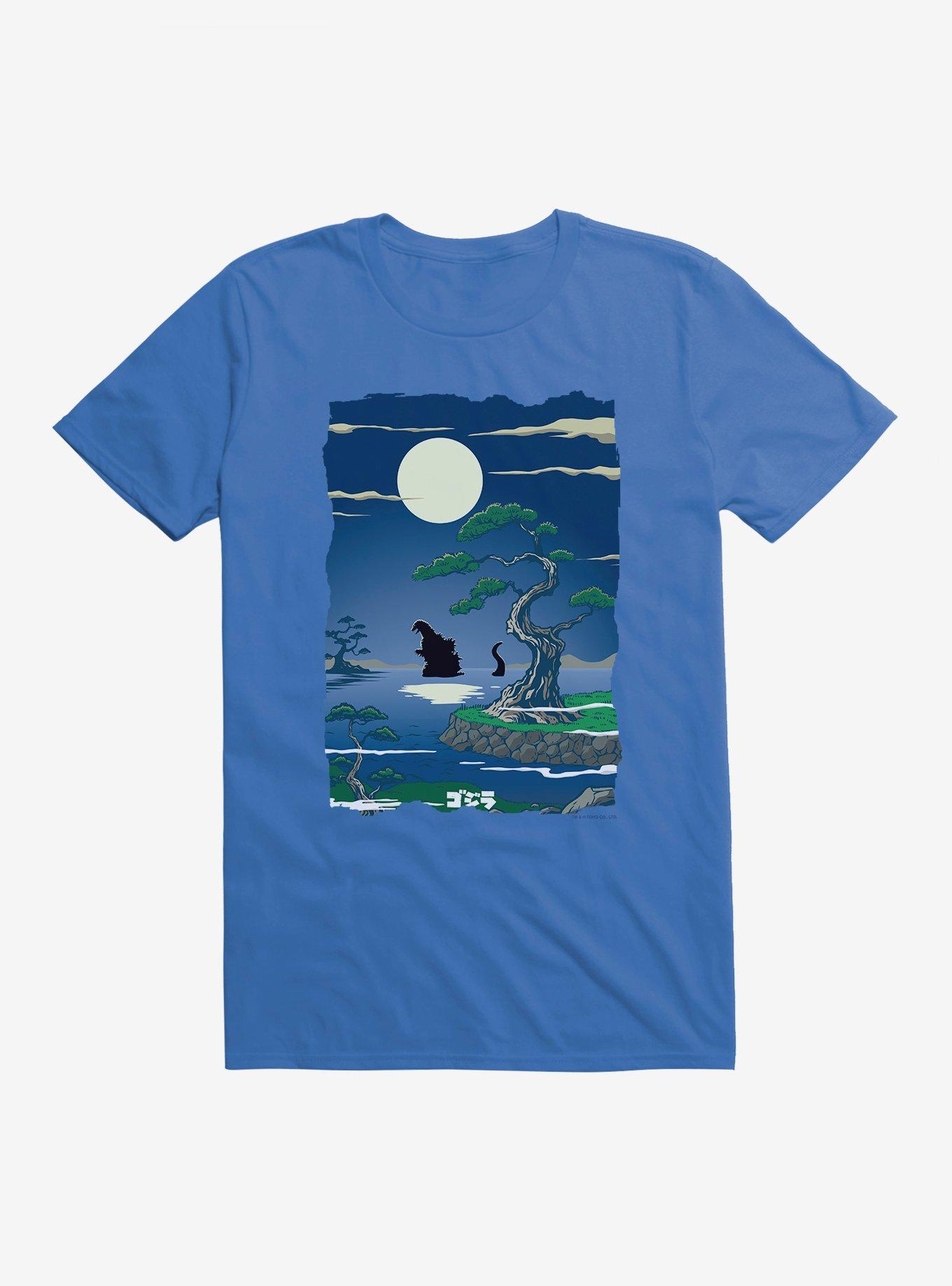 Godzilla Full Moon Descent T-Shirt | Trending Graphic Tee For Fans