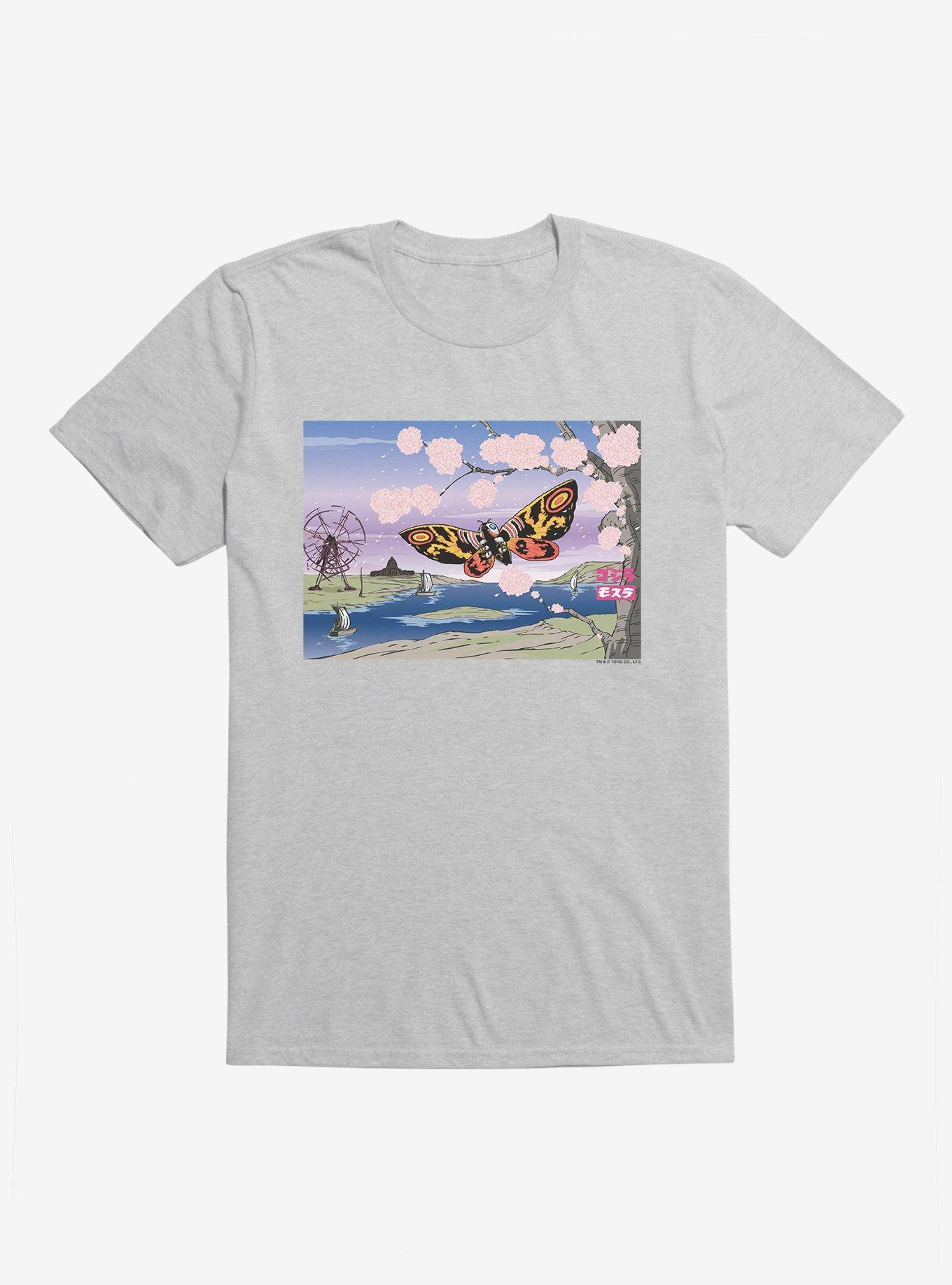 Godzilla Mothra Cherry Blossoms T-Shirt | Trending Graphic Tee For Fans