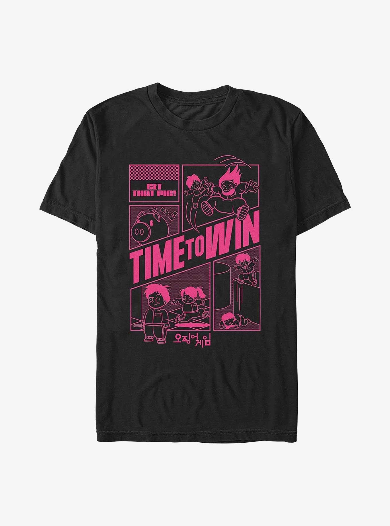 Squid Game Time To Win T-Shirt | Trending Graphic Tee For Fans