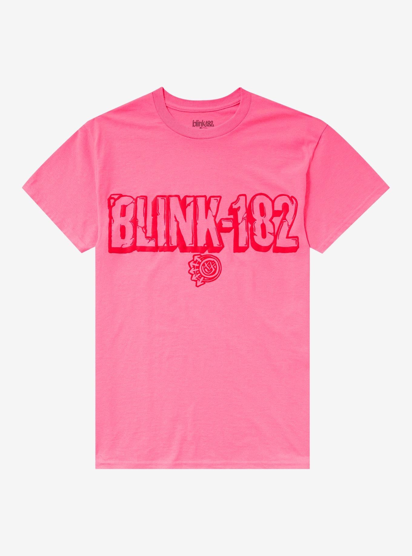 Blink-182 Pink Logo T-Shirt | Trending Graphic Tee For Fans