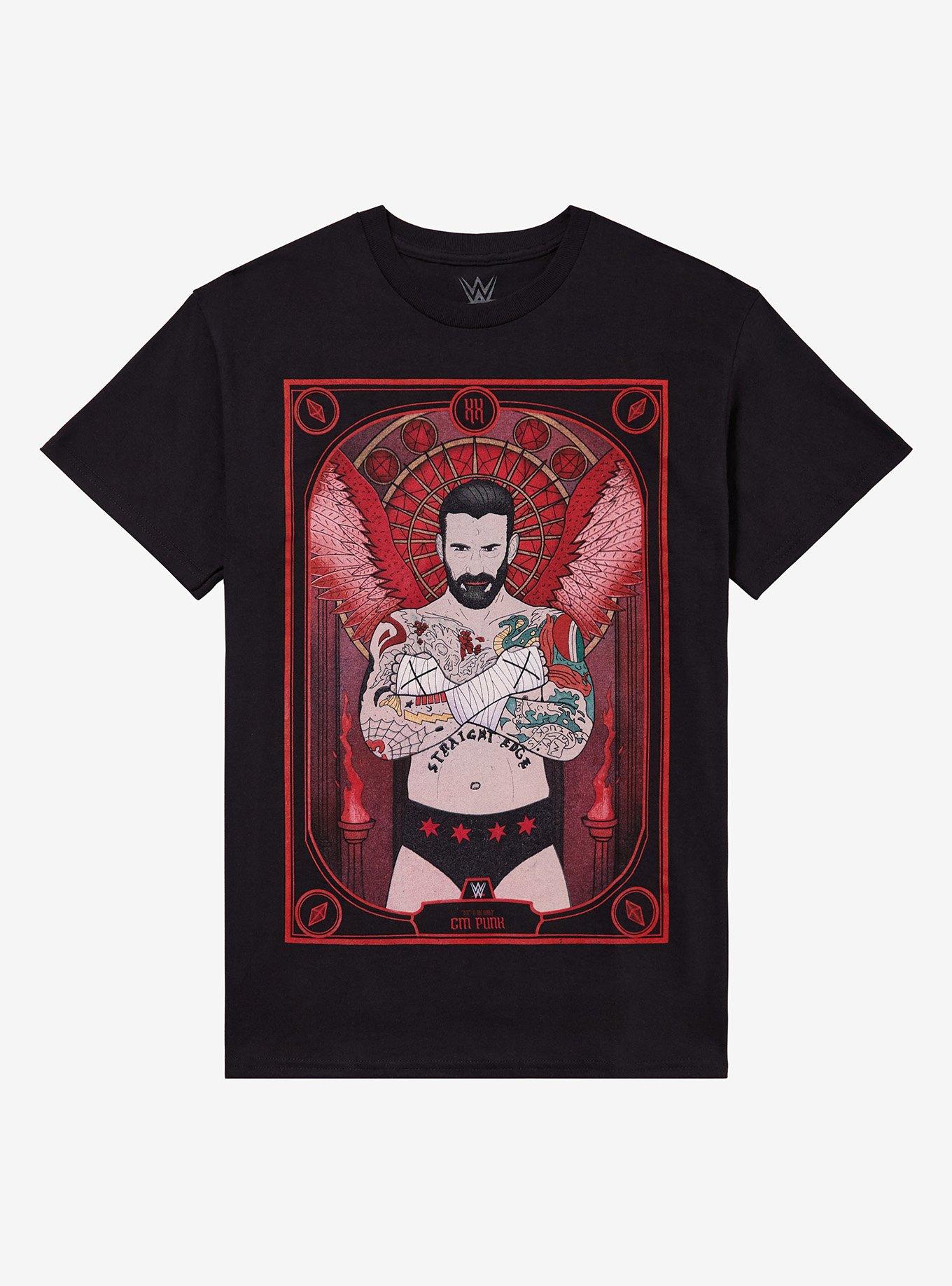 WWE CM Punk Tarot Card By Sketch & Scythe T-Shirt | Trending Graphic Tee For Fans