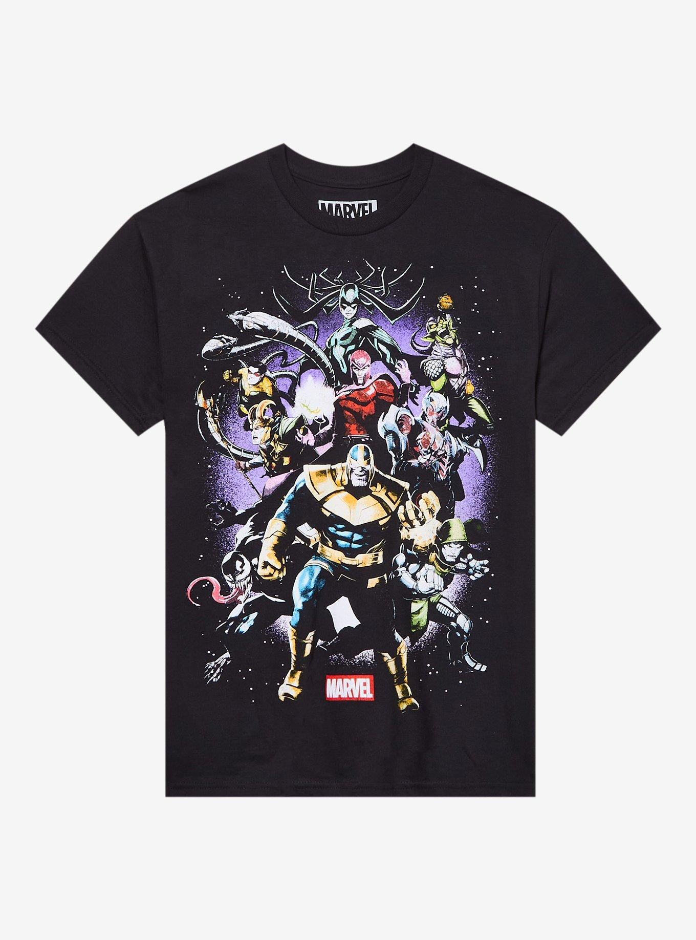 Marvel Villains Group T-Shirt | Trending Graphic Tee For Fans