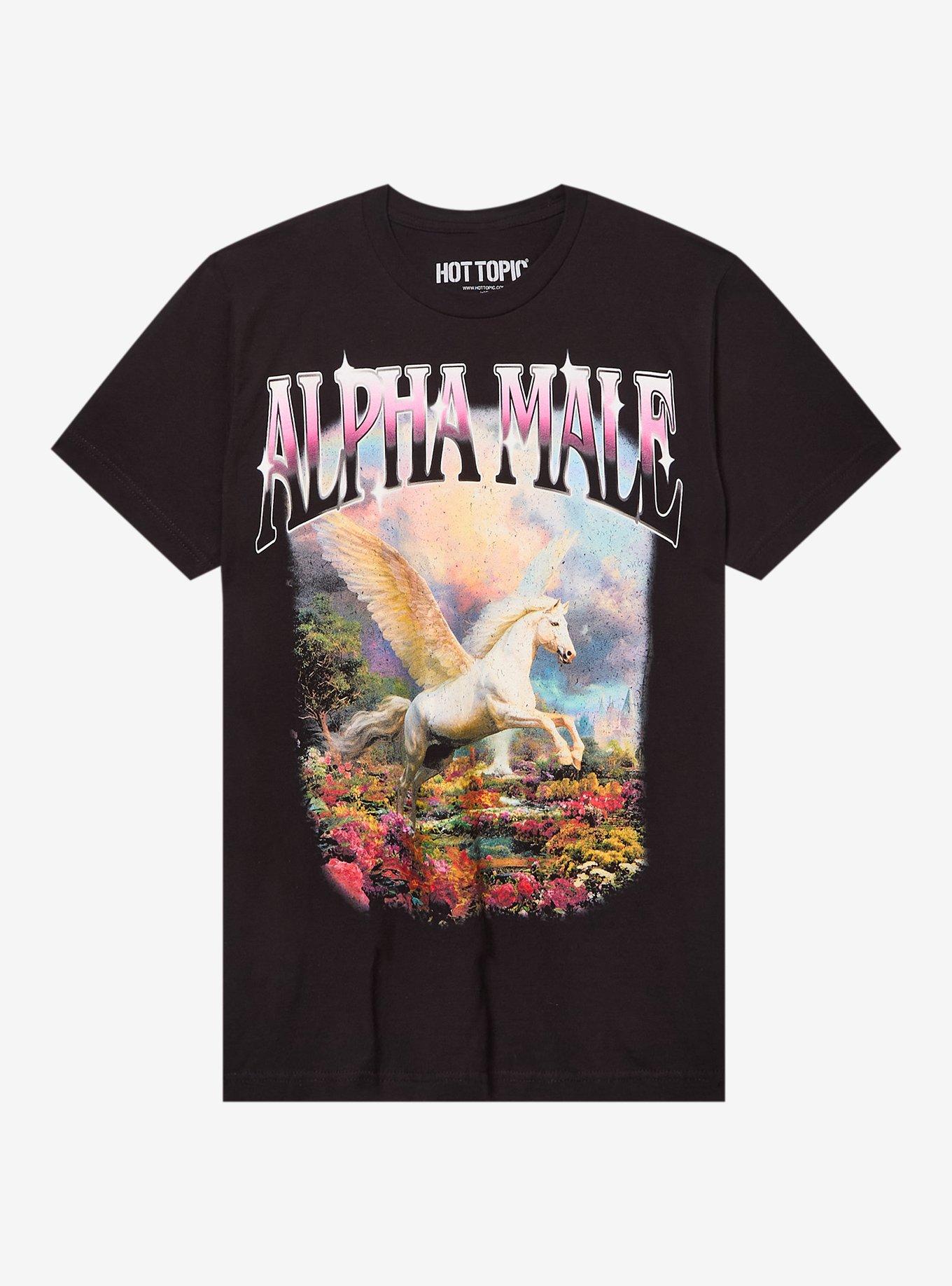 Alpha Male Unicorn Art T-Shirt | Trending Graphic Tee For Fans