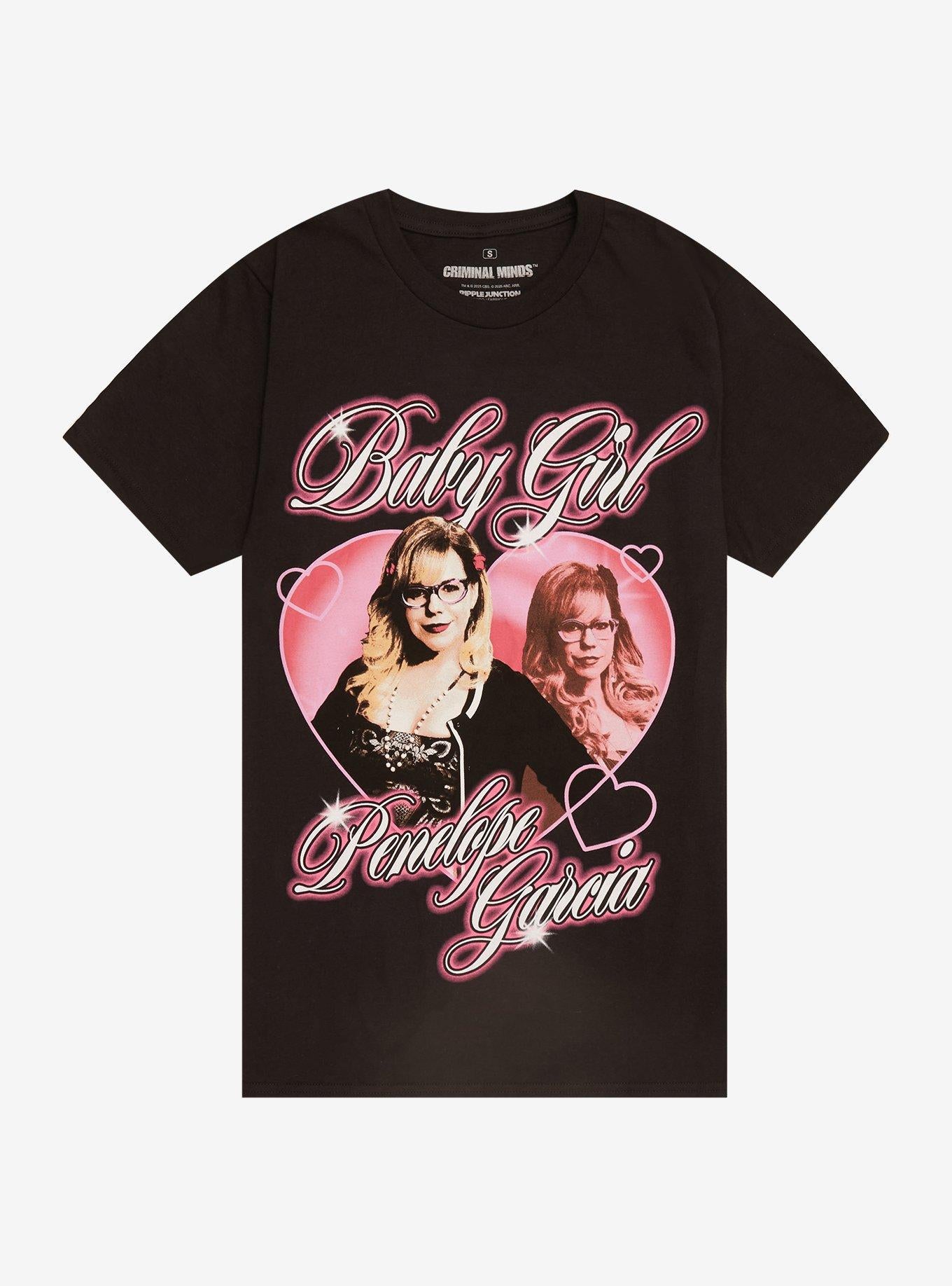 Criminal Minds Penelope Garcia Hearts T-Shirt | Trending Graphic Tee For Fans