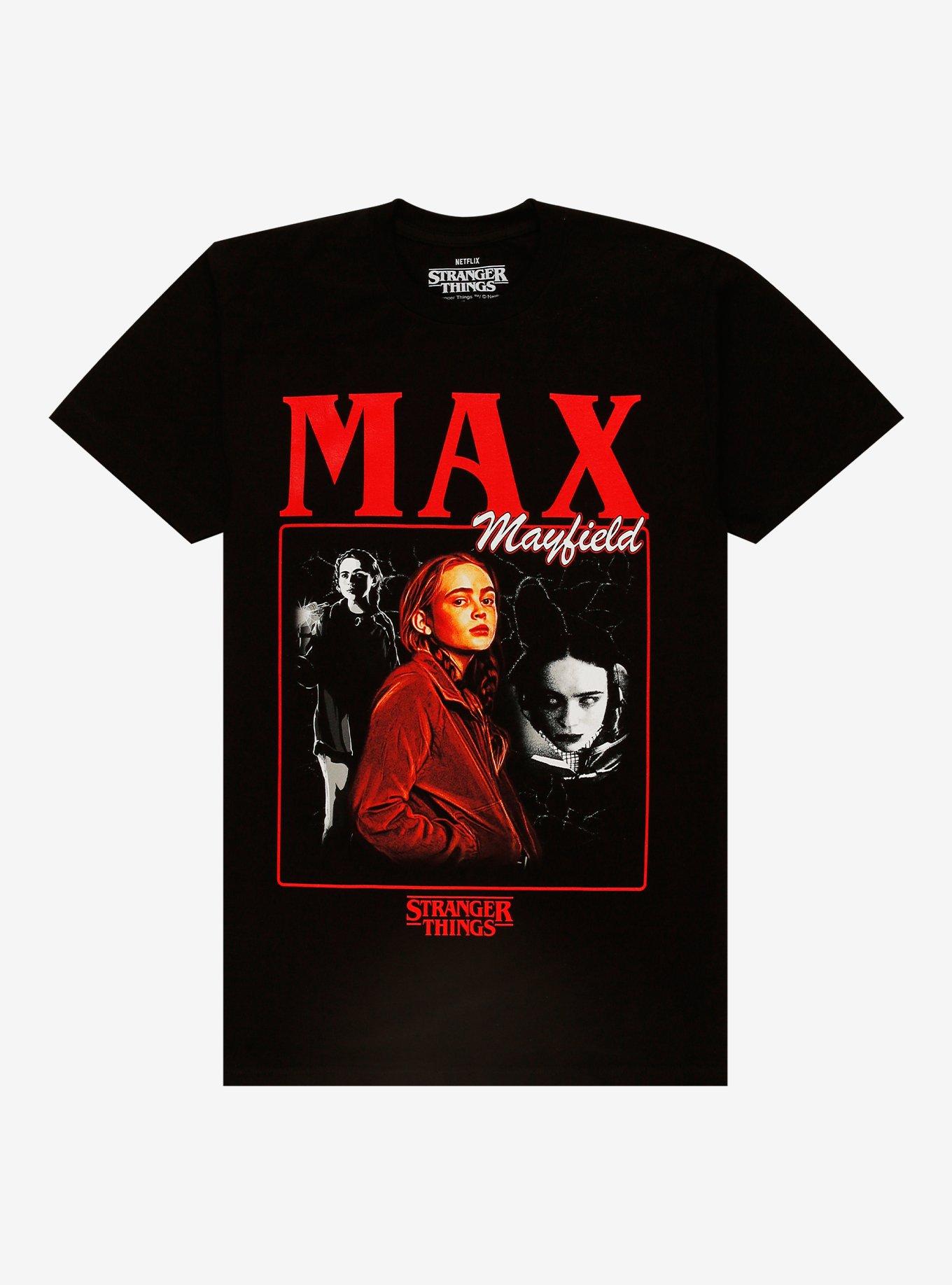 Stranger Things Max Mayfield Collage T-Shirt | Trending Graphic Tee For Fans