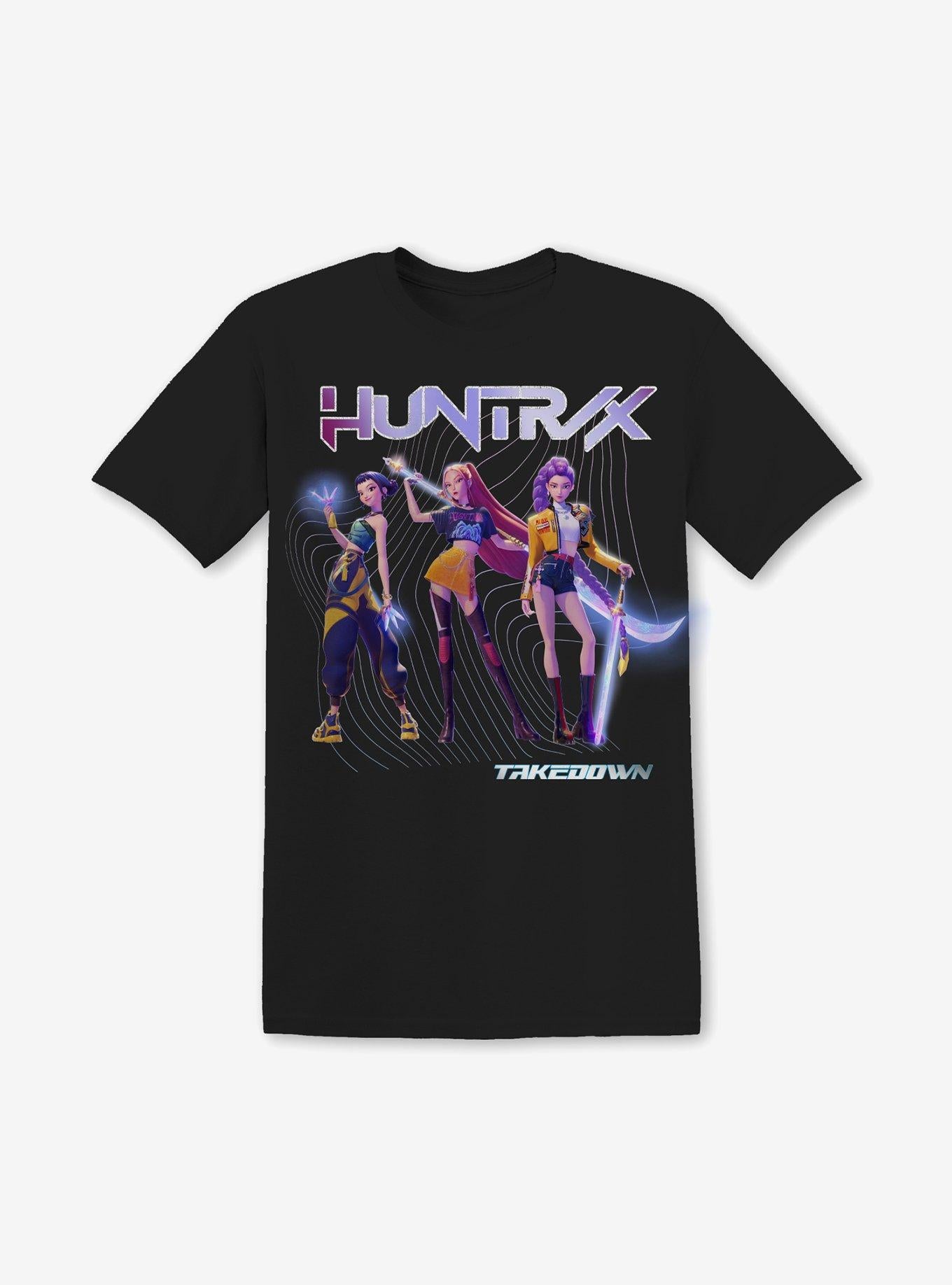 KPop Demon Hunters Huntrix Takedown T-Shirt | Trending Graphic Tee For Fans