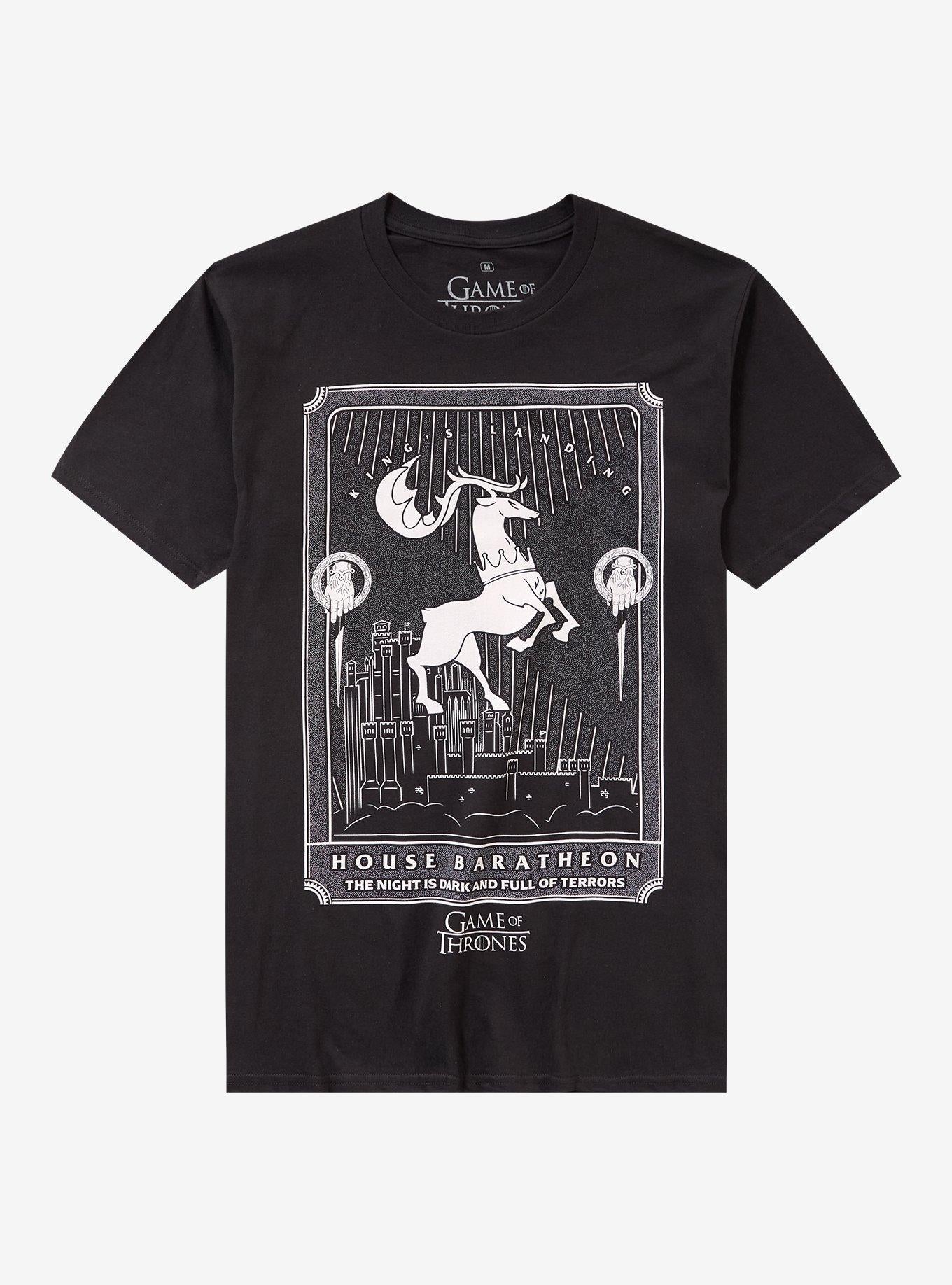 Game Of Thrones House Baratheon Tarot Card T-Shirt | Trending Graphic Tee For Fans