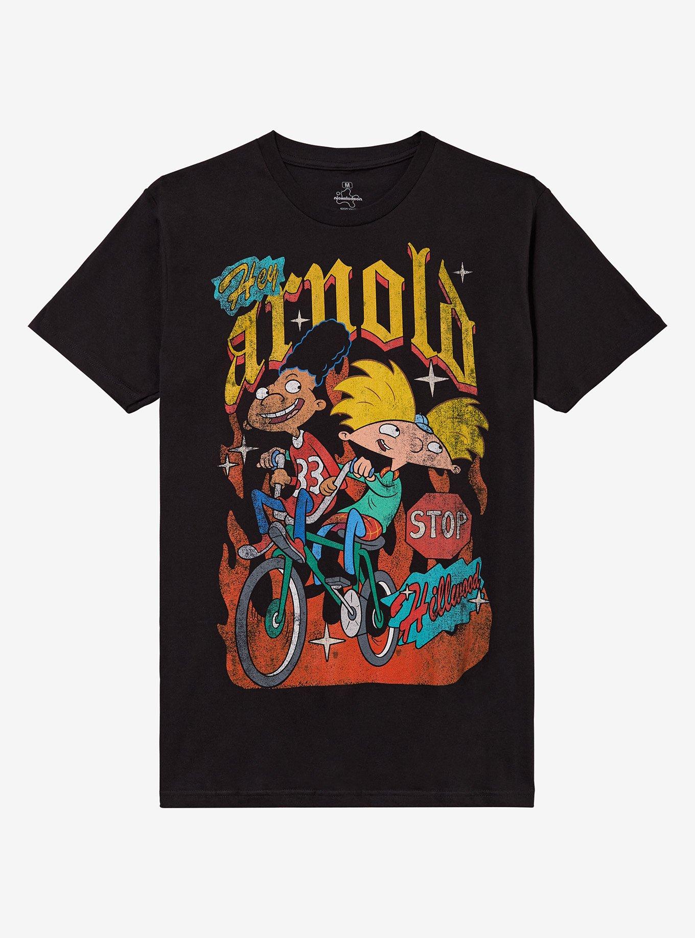 Hey Arnold! Bike Ride T-Shirt | Trending Graphic Tee For Fans