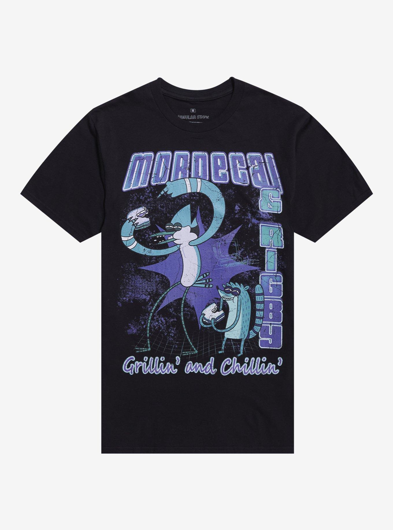 Regular Show Mordecai & Rigby Grillin' T-Shirt | Trending Graphic Tee For Fans