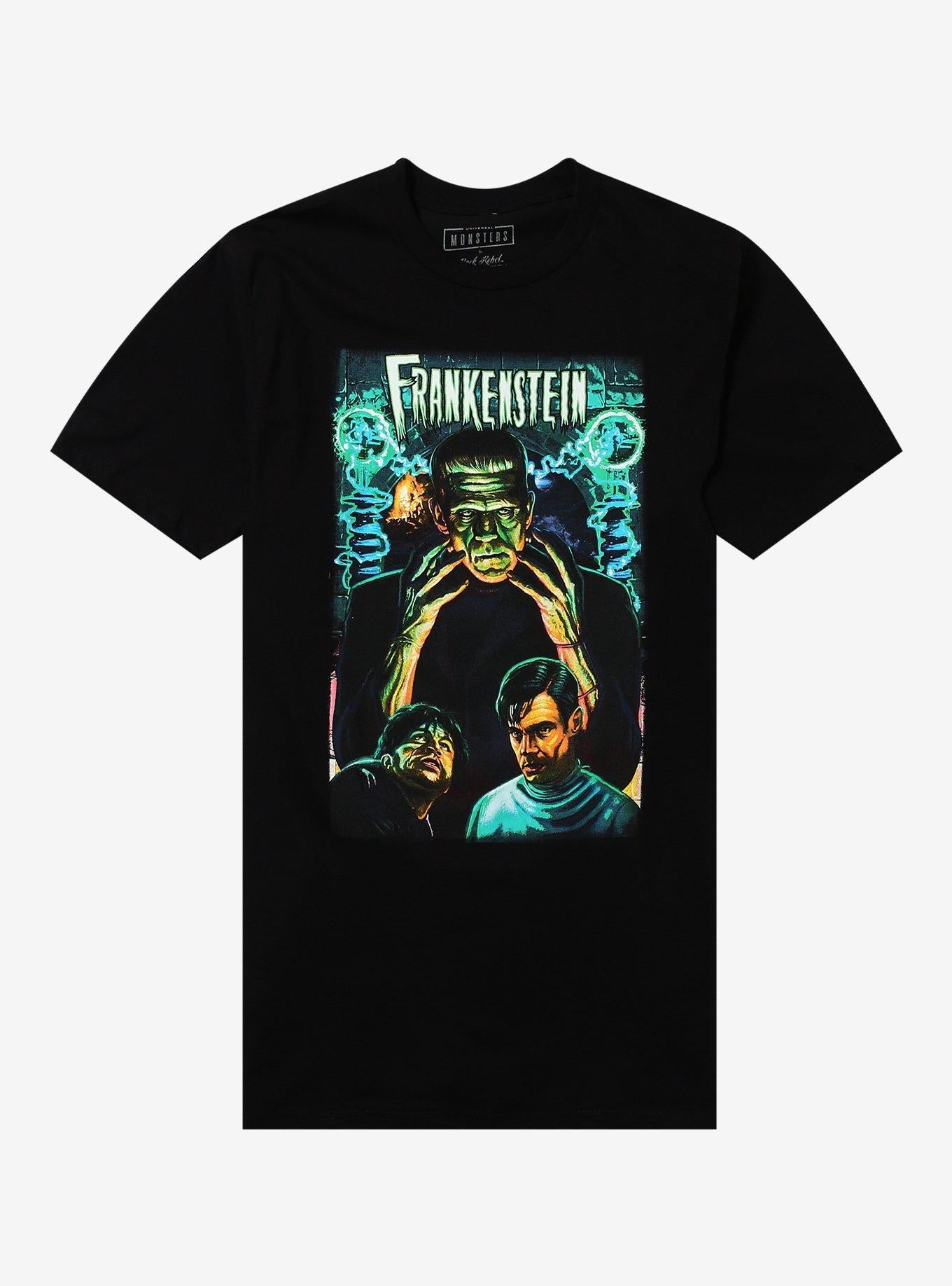 Rock Rebel Universal Monsters Frankenstein Lab T-Shirt | Trending Graphic Tee For Fans