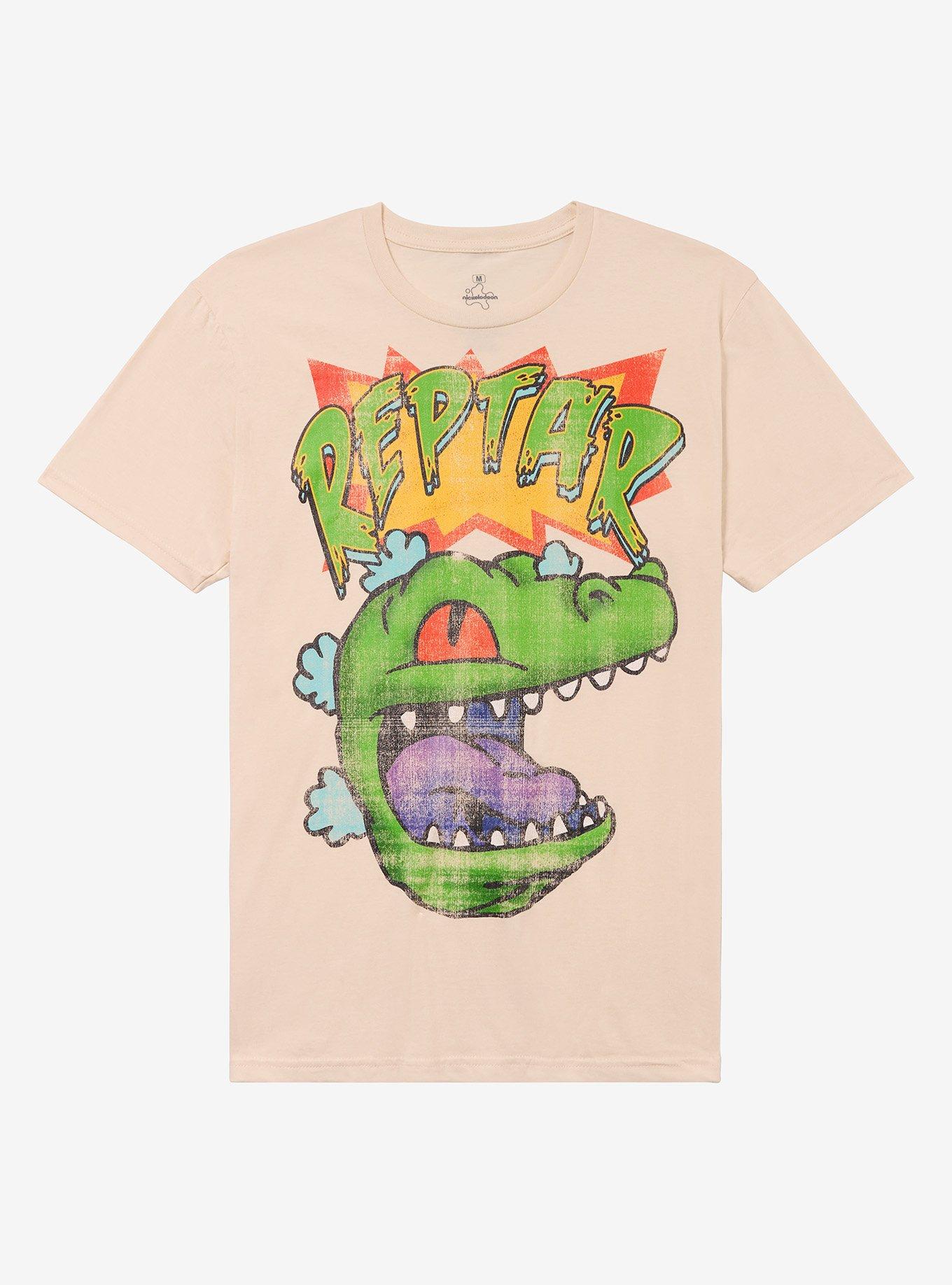 Rugrats Reptar Retro Faded Print T-Shirt | Trending Graphic Tee For Fans