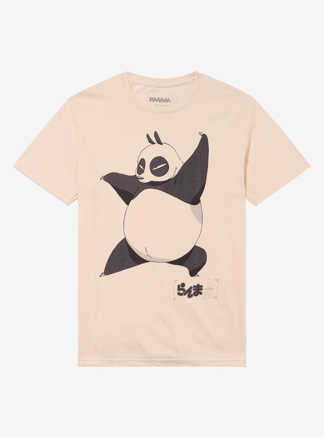 Ranma 1 2 Genma Saotome Panda T-Shirt | Trending Graphic Tee For Fans
