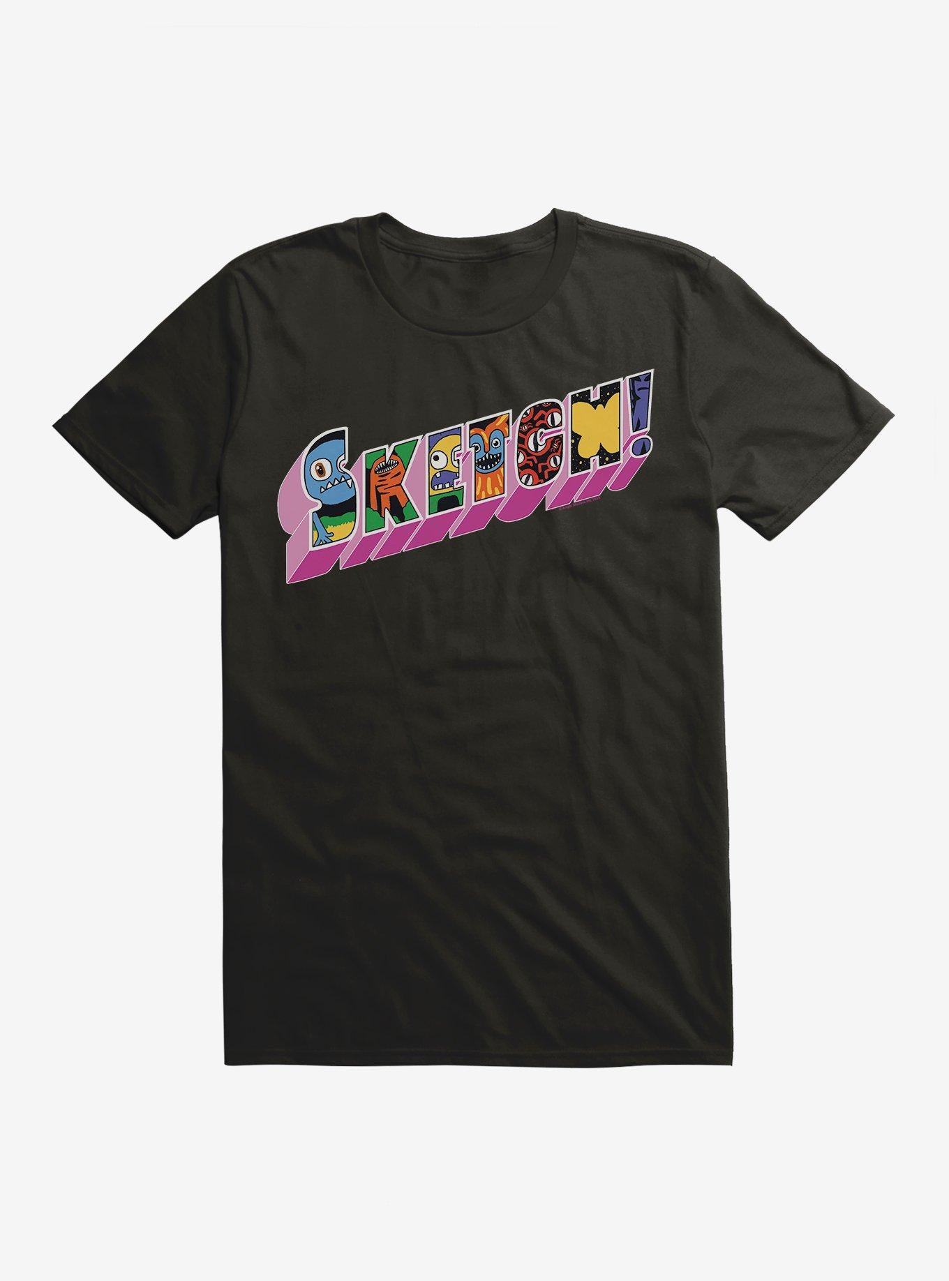 Sketch Postcard Logo T-Shirt | Trending Graphic Tee For Fans