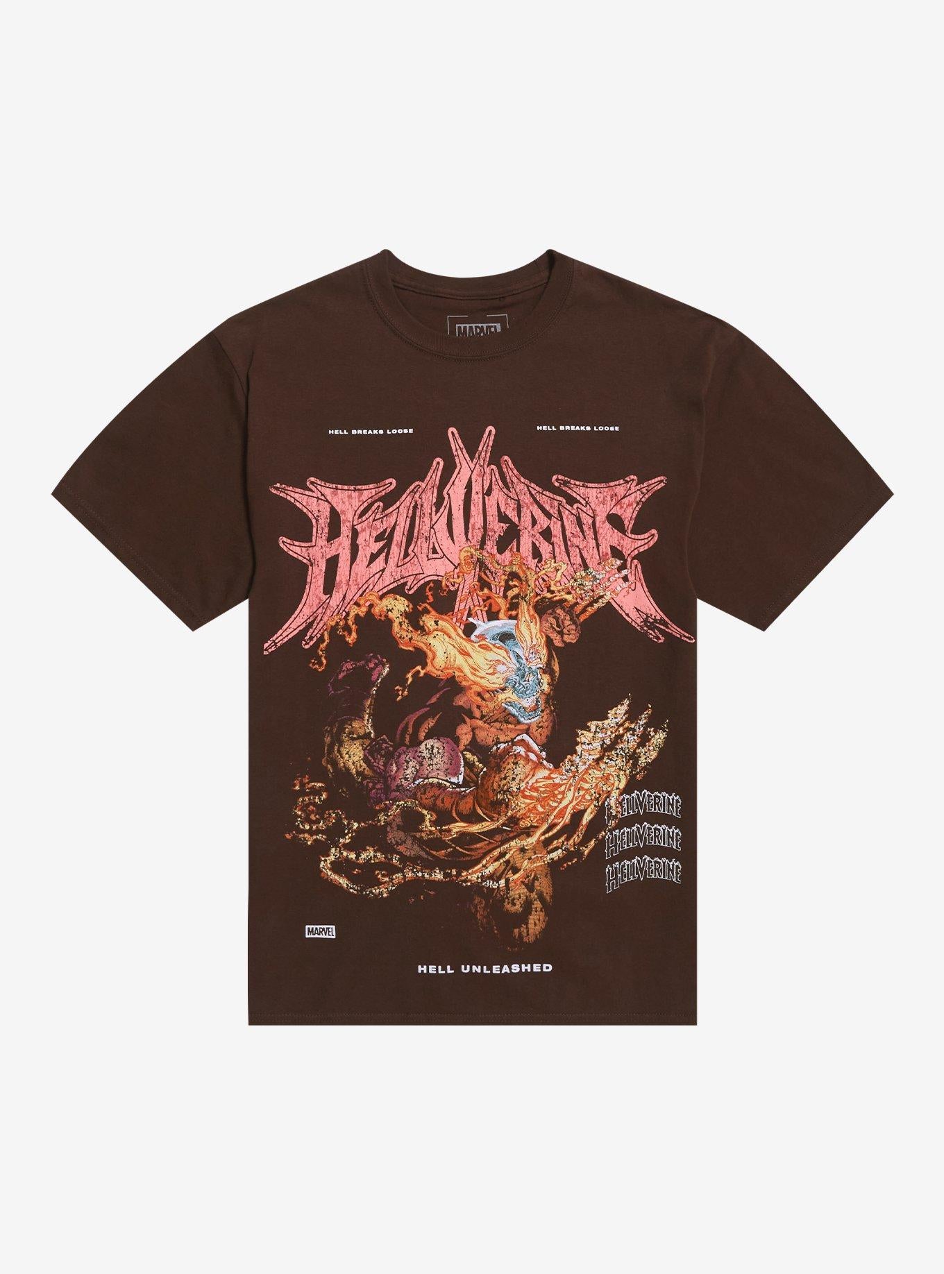 Marvel Hellverine Flame Claws T-Shirt | Trending Graphic Tee For Fans
